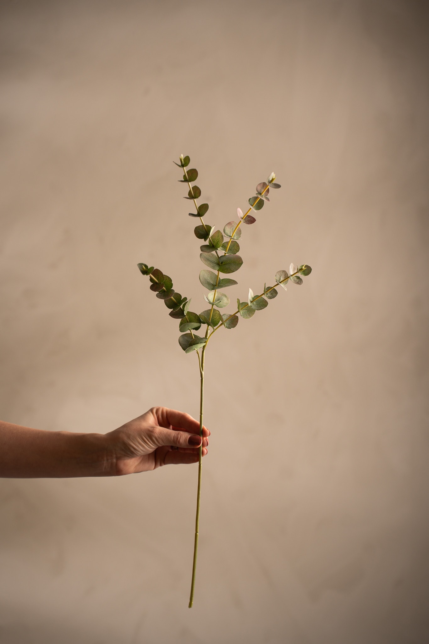 Kunstig grå Eucalyptus 60 cm