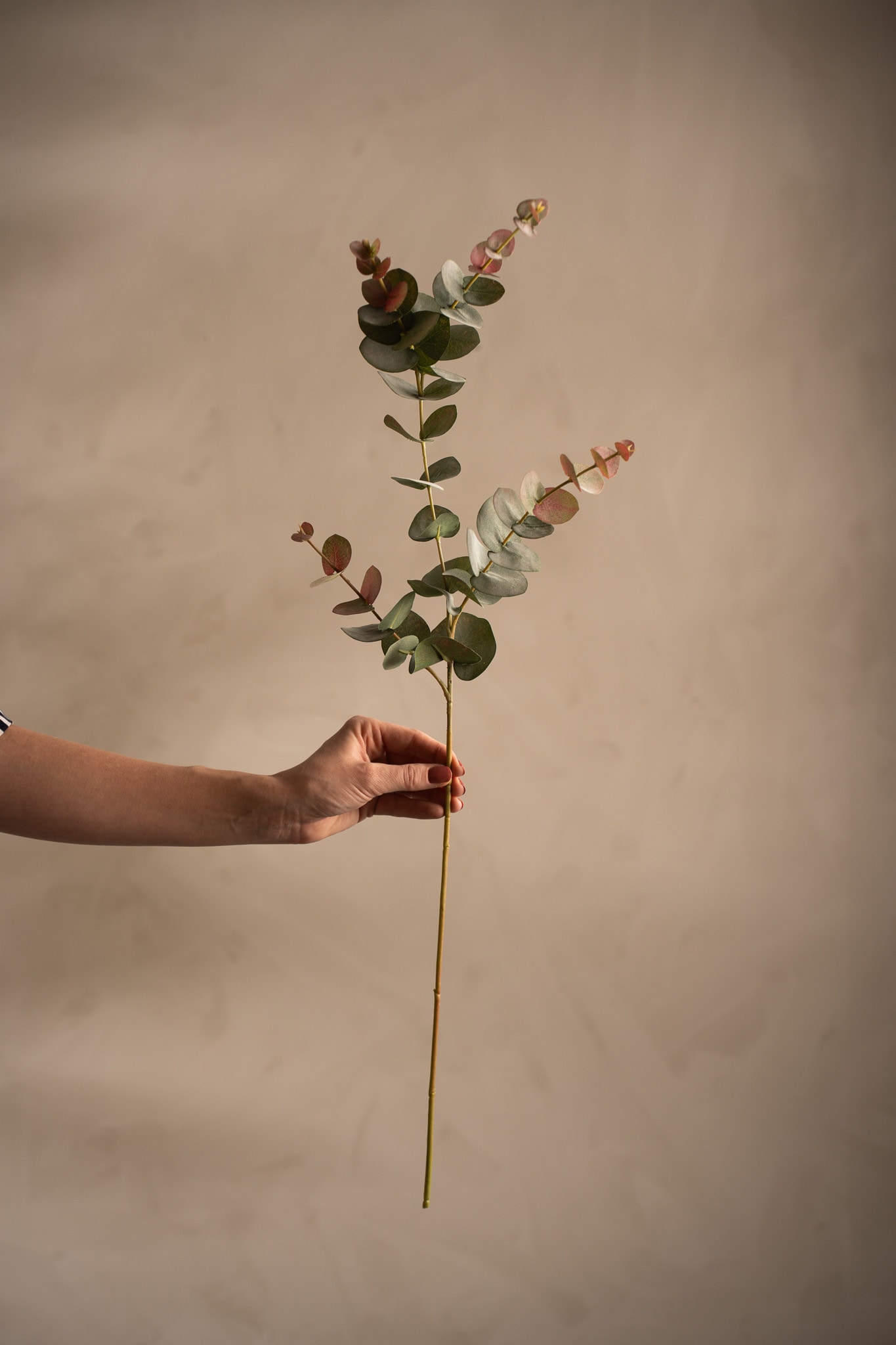 Kunstig flerfarget Eucalyptus 80 cm