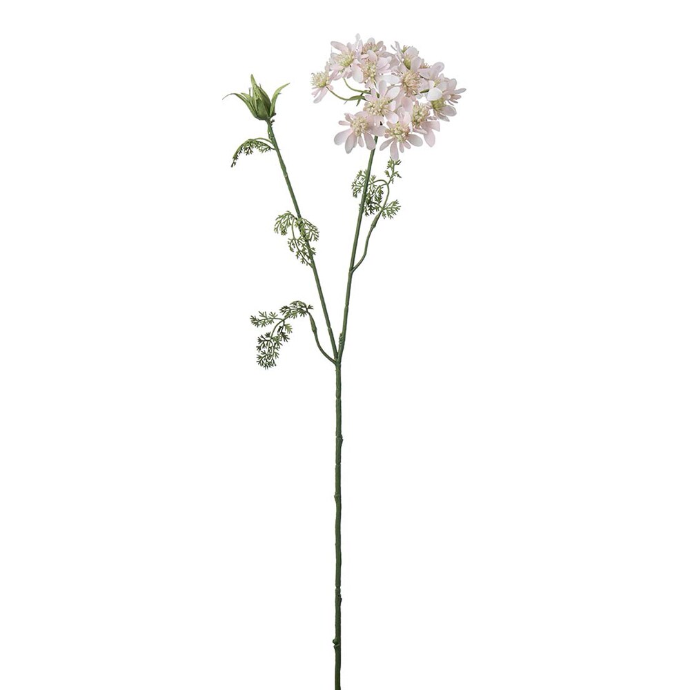 Kunstig rosa Blomsterkjørvel 73 cm