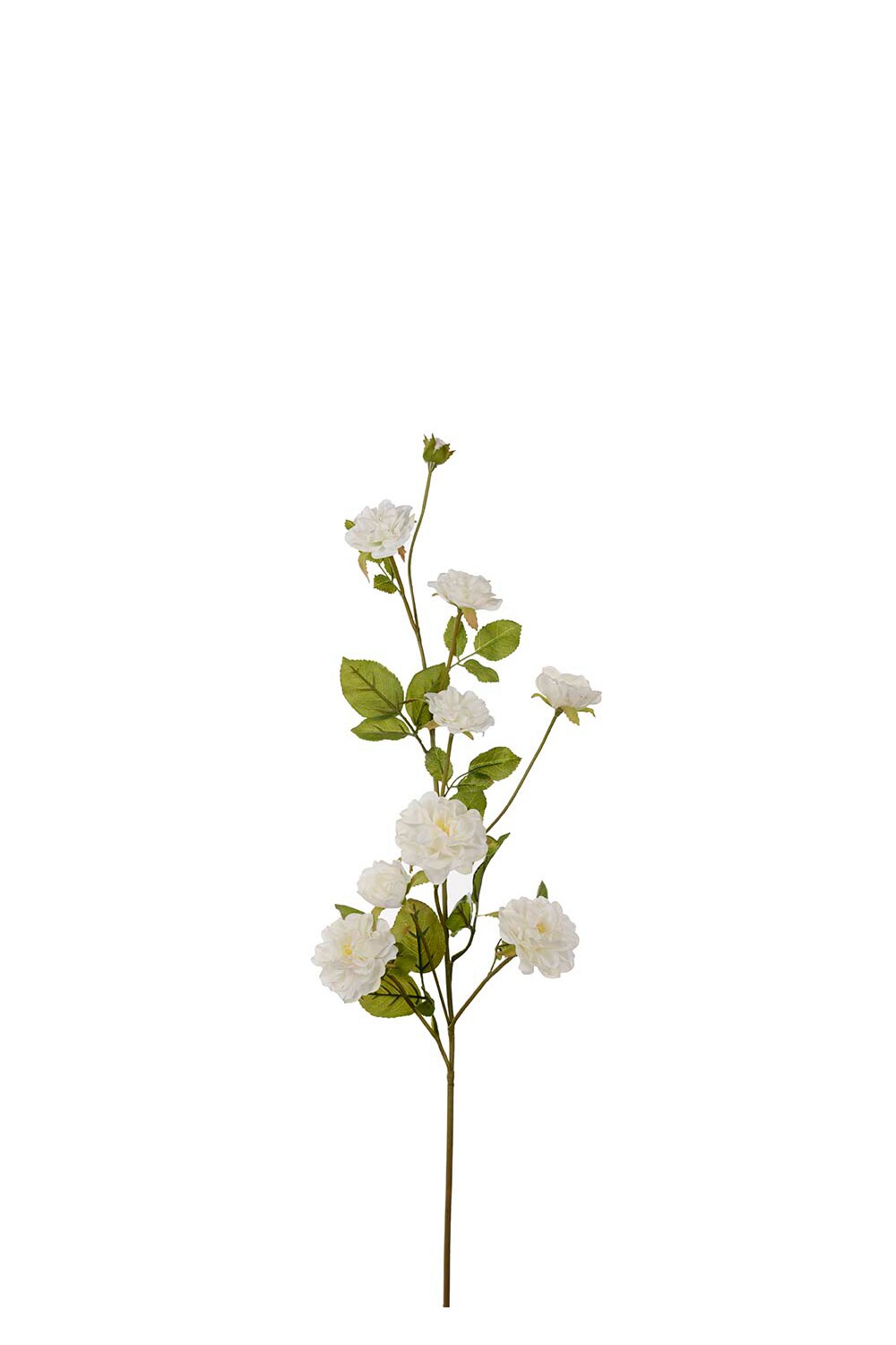 Kunstig hvit Klatrerose 85 cm