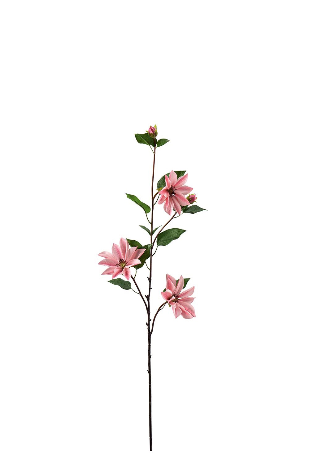 Kunstig rosa Clematis 90 cm