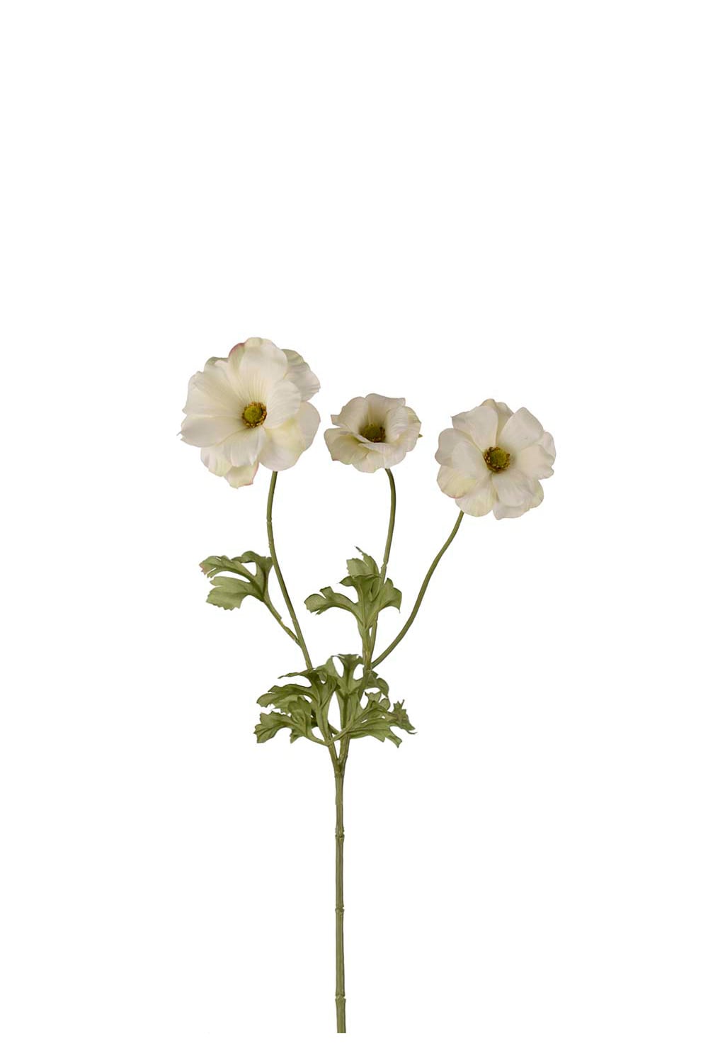 Kunstig grønn sommerfuglranunkel 54 cm