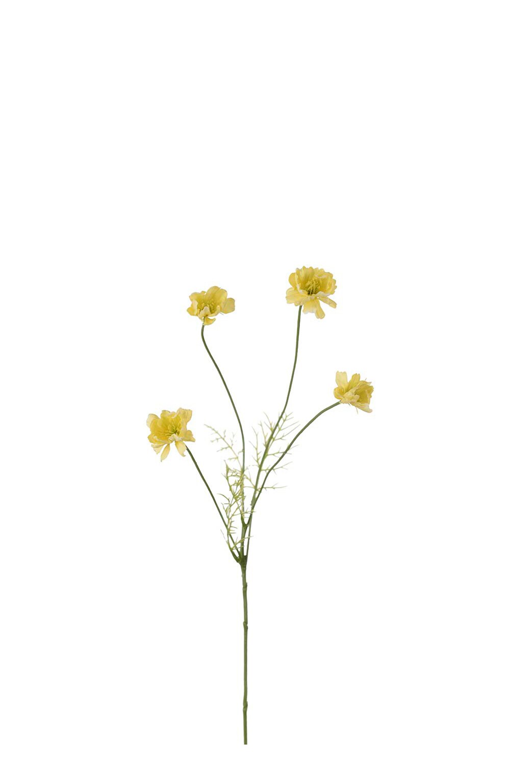 Kunstig gul Cosmos 55 cm