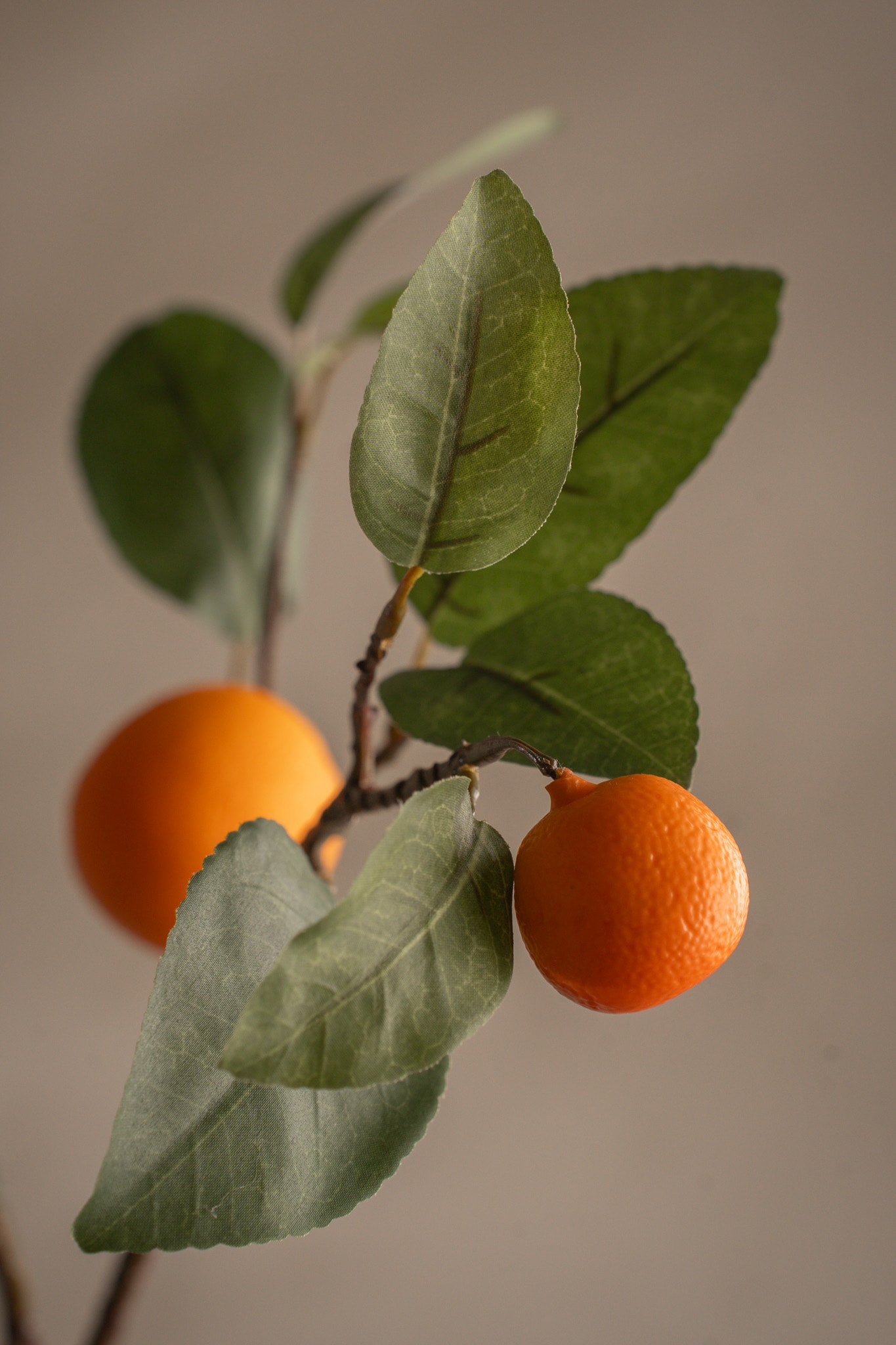 Kunstig oransje Appelsinkvist 60 cm