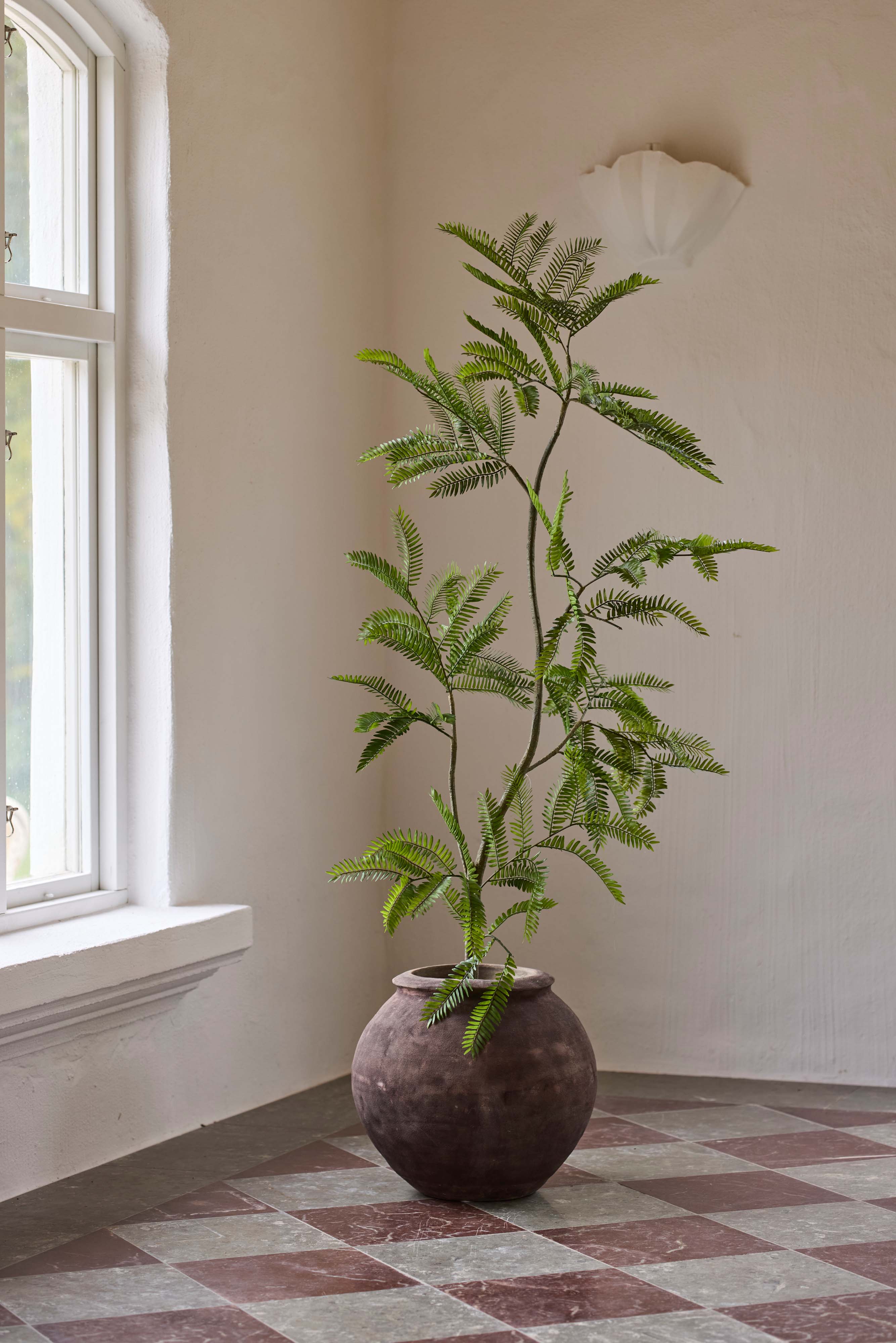 Kunstig grønn Mimosa Pudica 140 cm