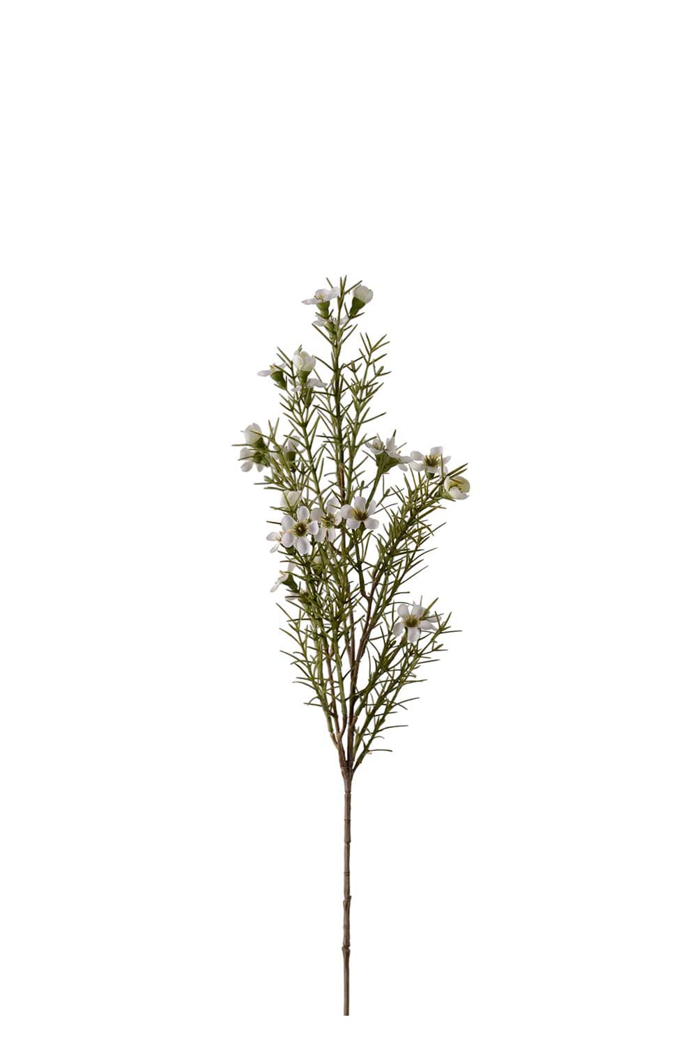 Kunstig hvit Voksblomst 60 cm