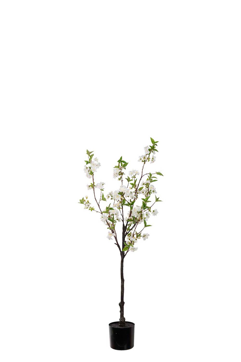 Kunstig hvit Kirsebærblomst 120 cm