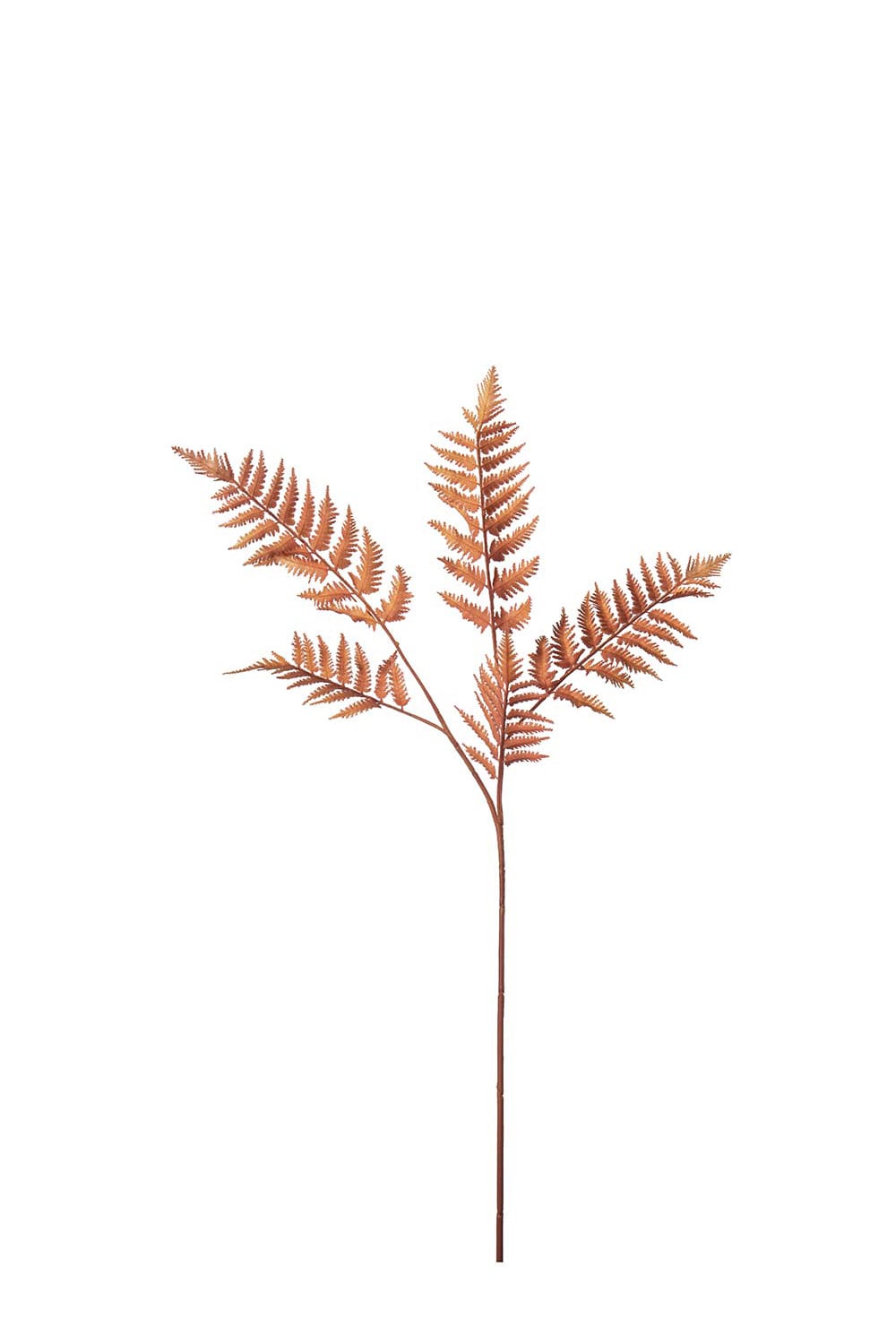 Kunstig oransje Ormbunksblad 90 cm