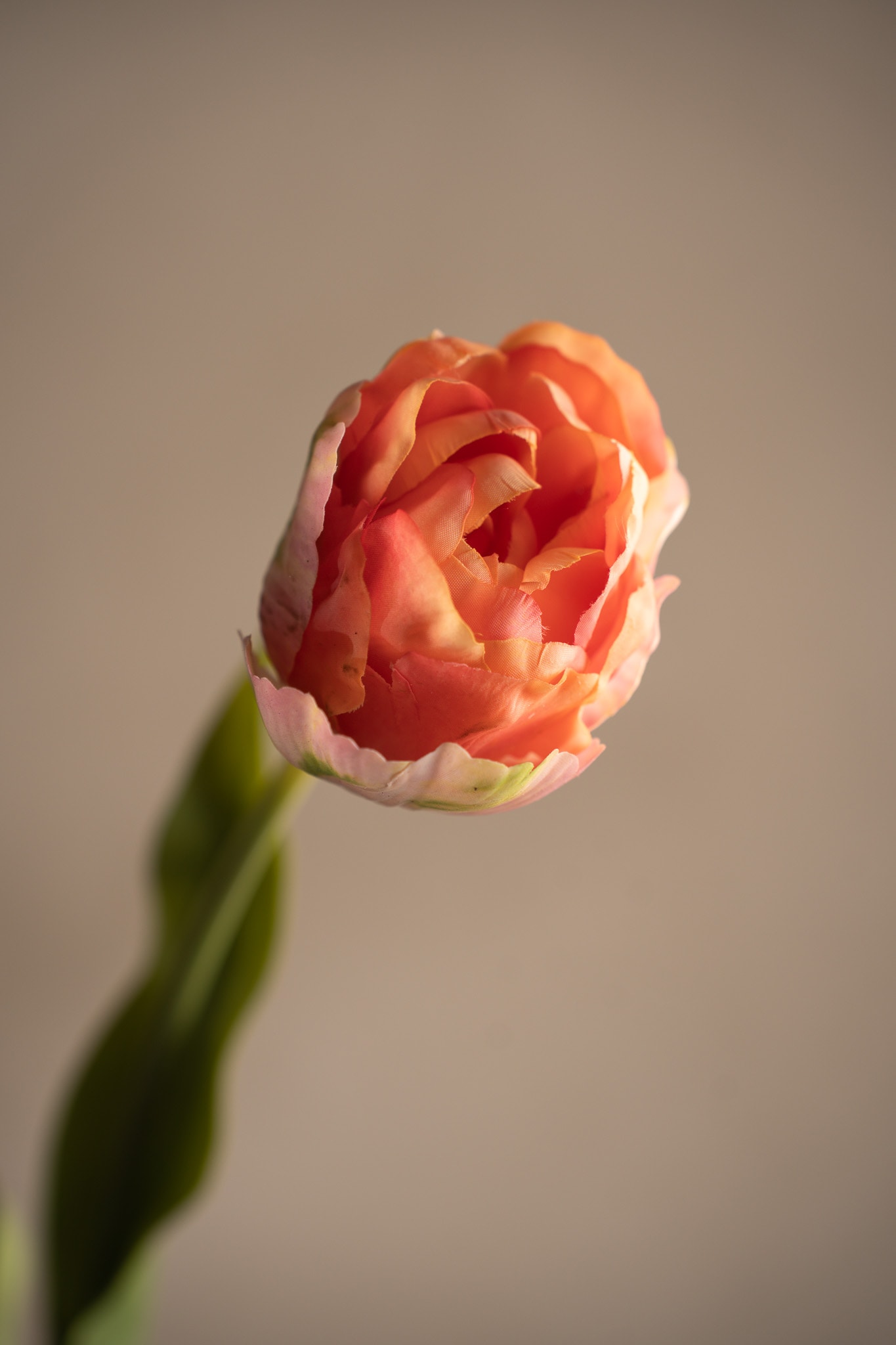 Kunstig rosa Tulipan 67 cm