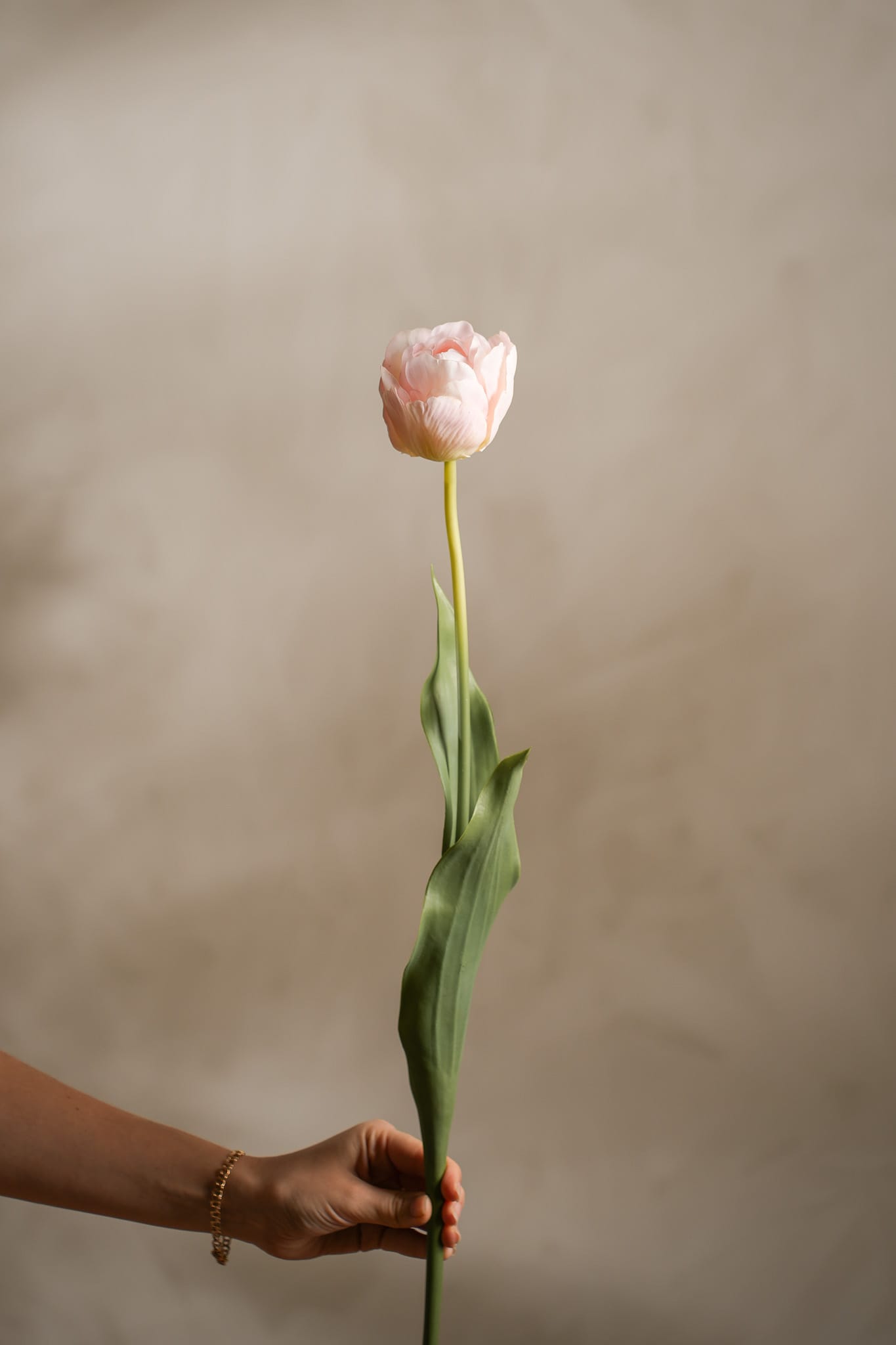 Kunstig rosa Tulipan 67 cm