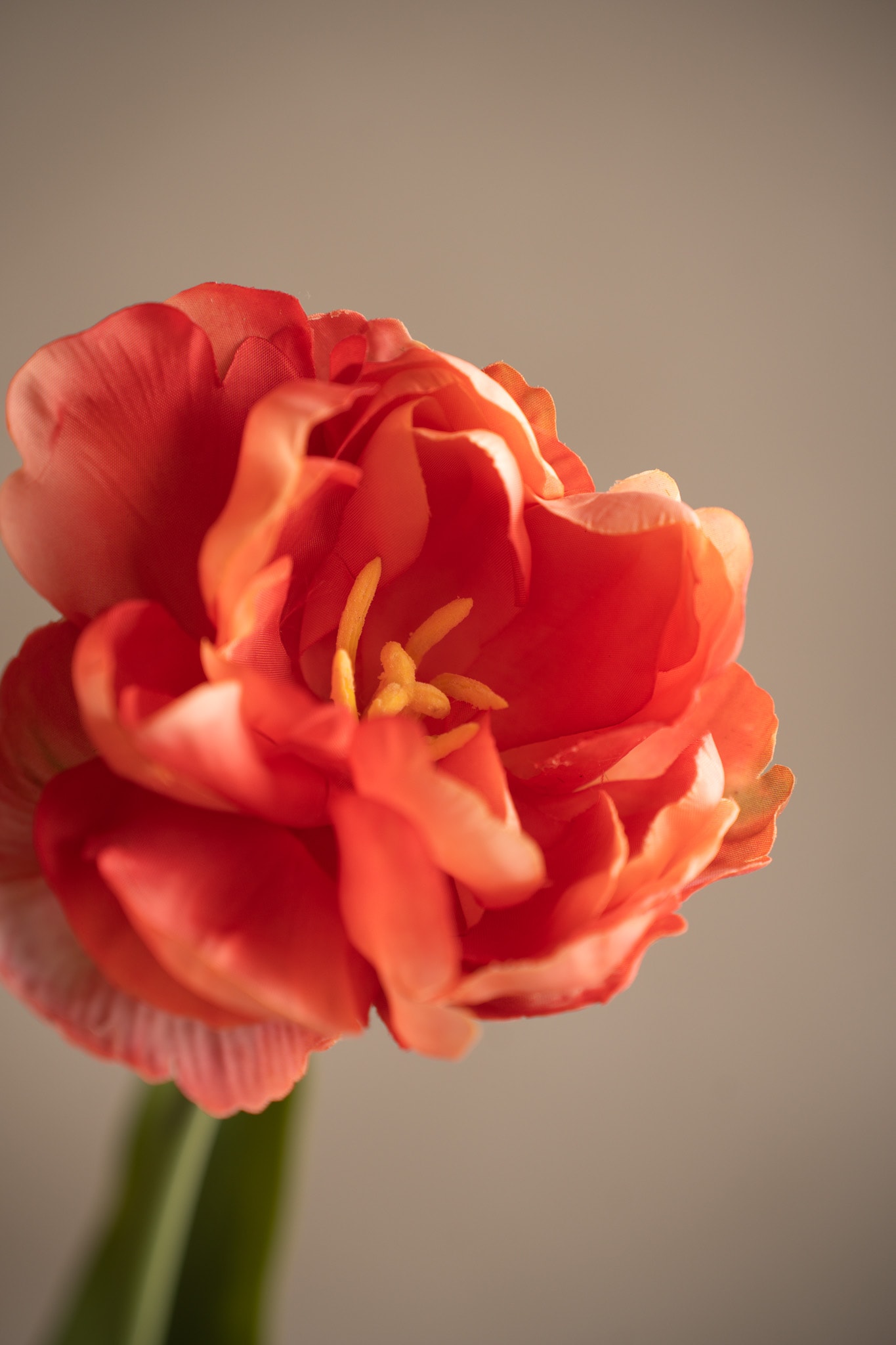 Kunstig rosa Tulipan 67 cm