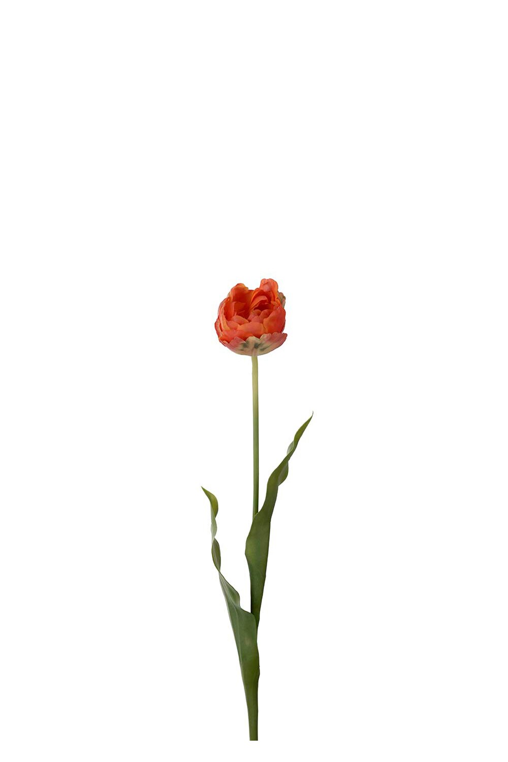 Kunstig oransje Tulipan 67 cm