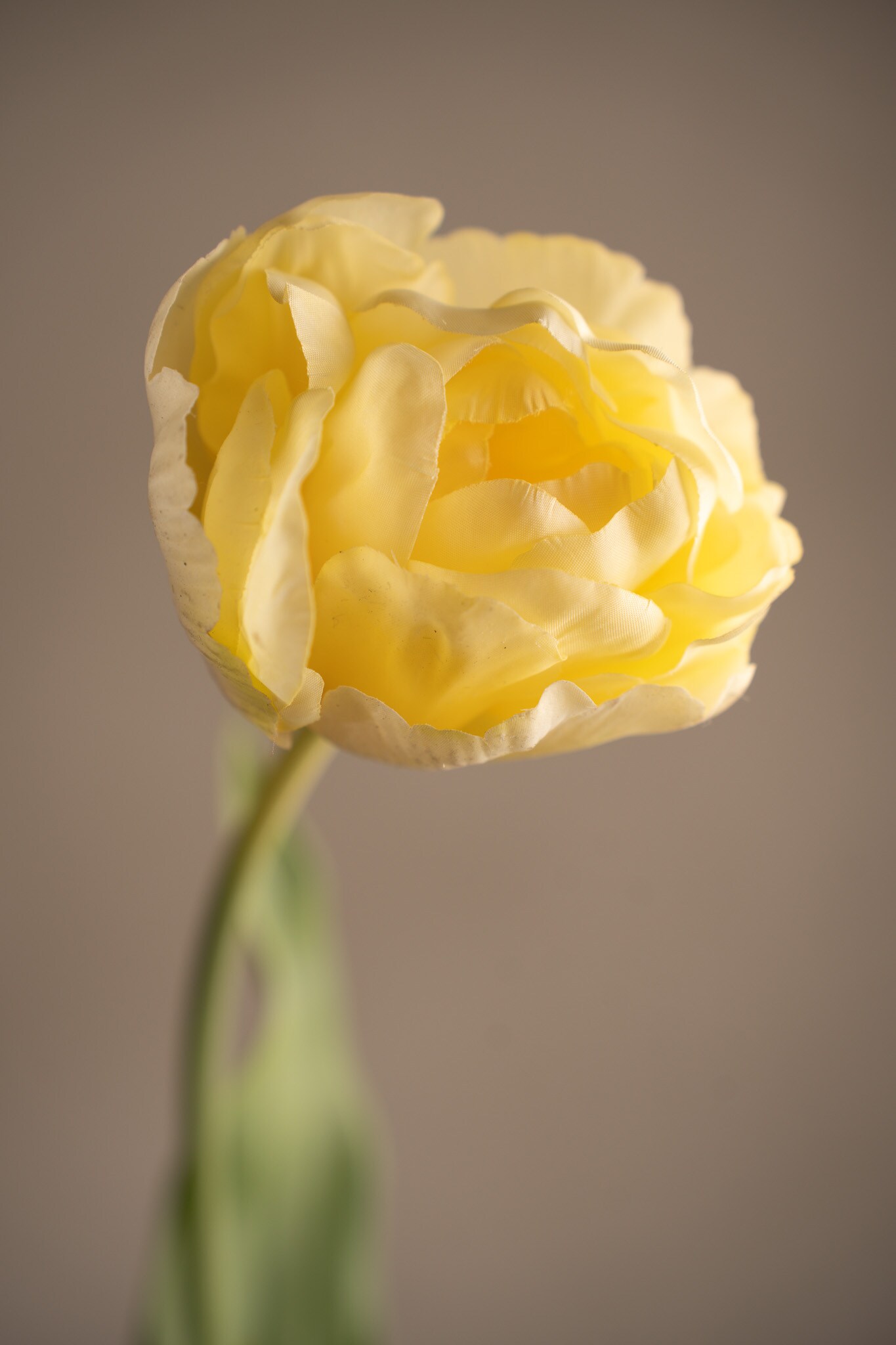 Kunstig gul Tulipan 67 cm
