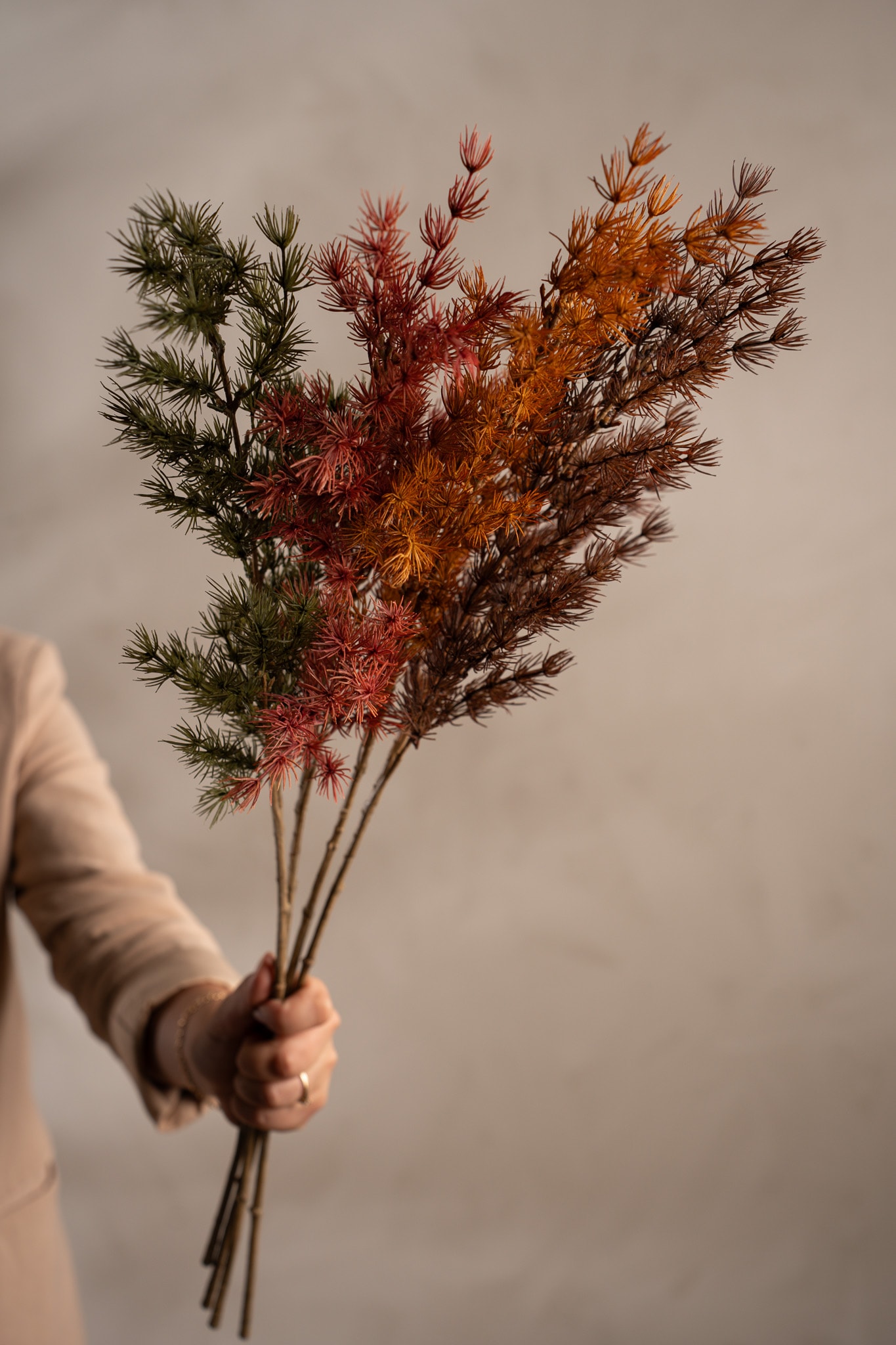 Kunstig rosa Asparagus 75 cm