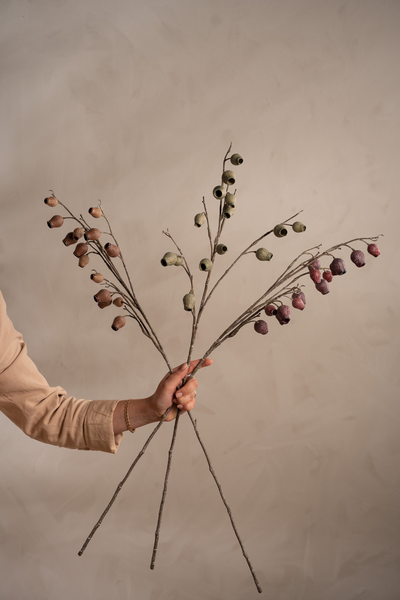 Kunstig grønn Frøkapsel 85 cm