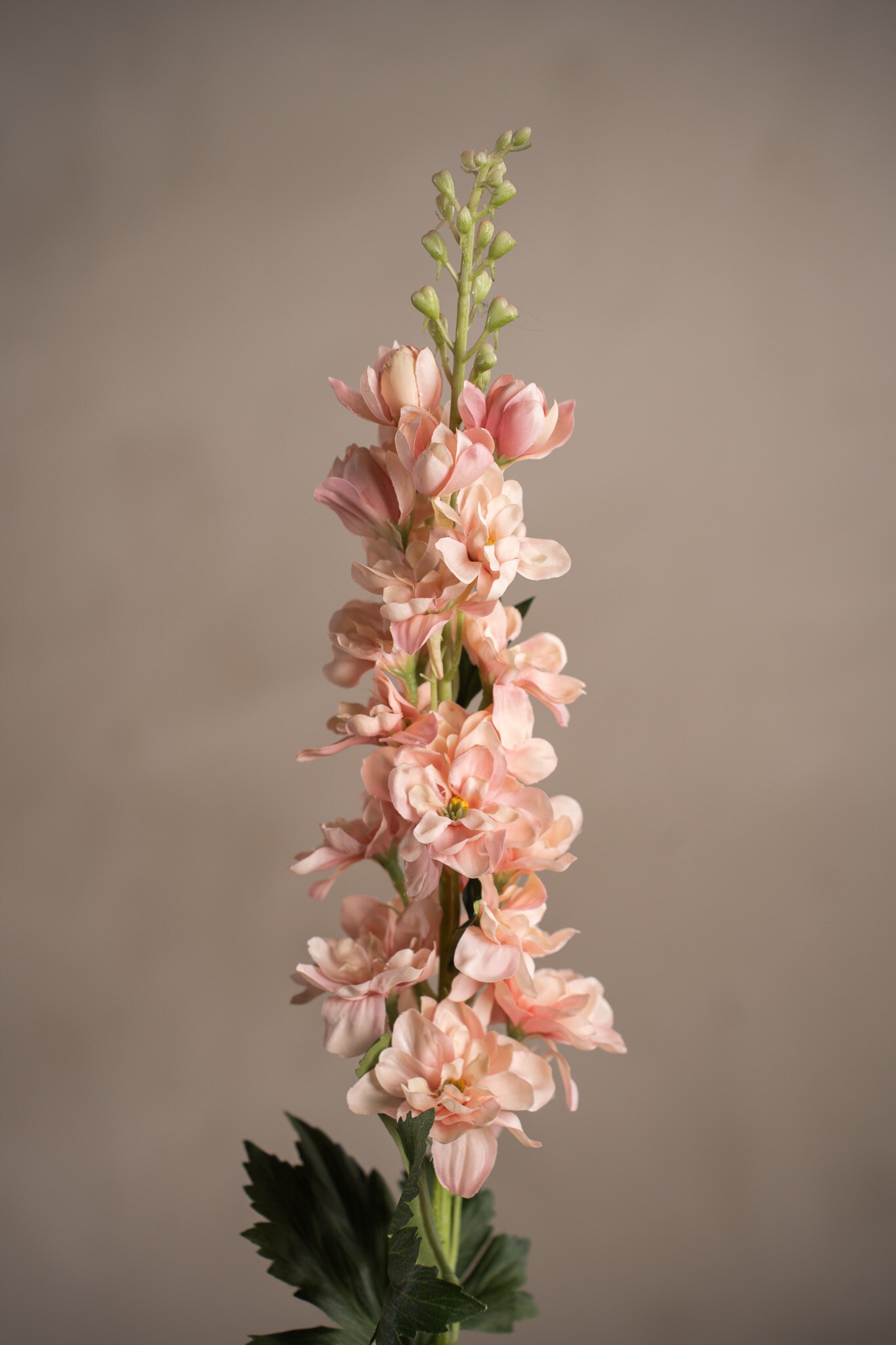 Kunstig rosa Delphinium 75 cm