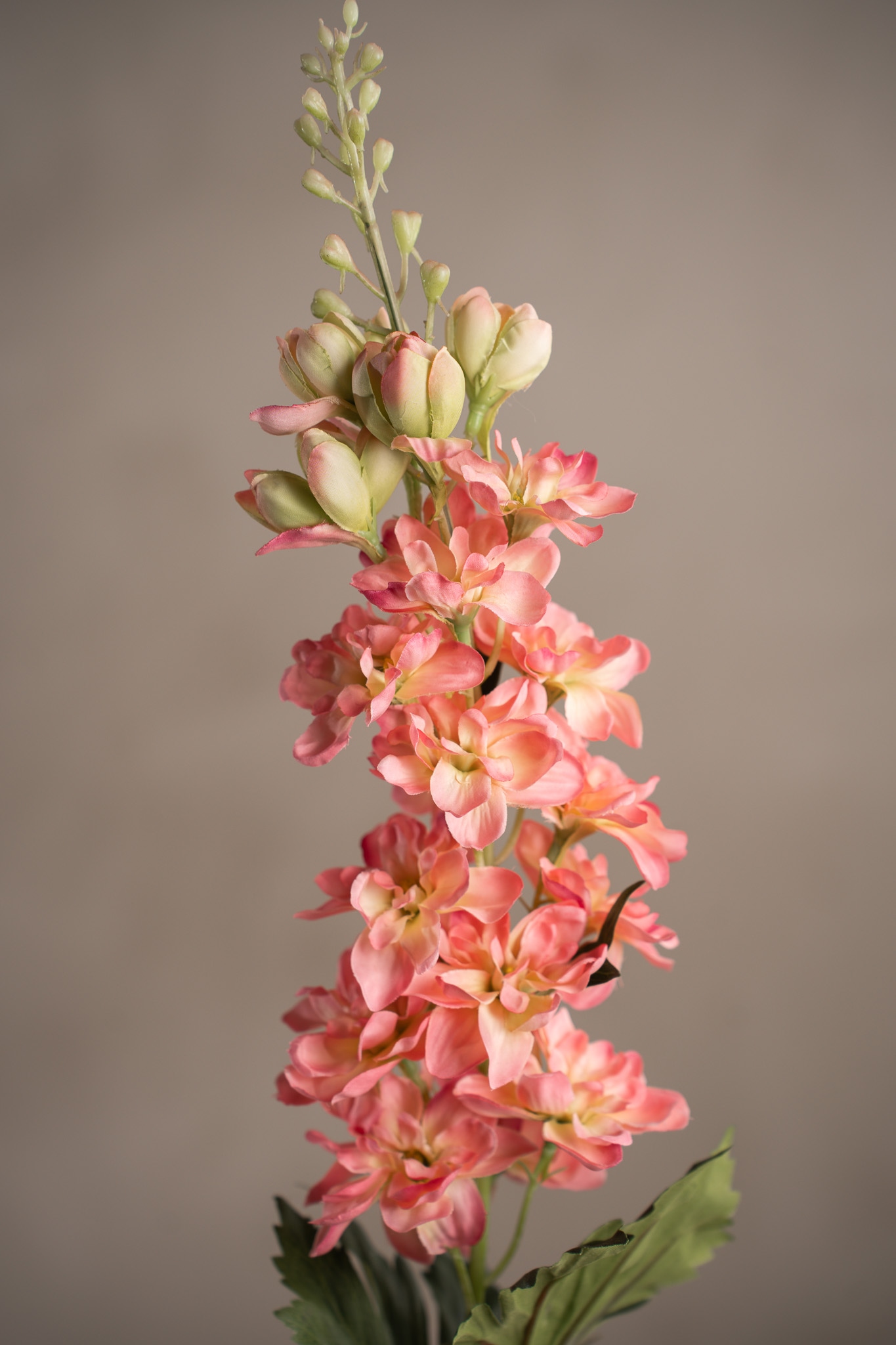 Kunstig rosa Delphinium 75 cm