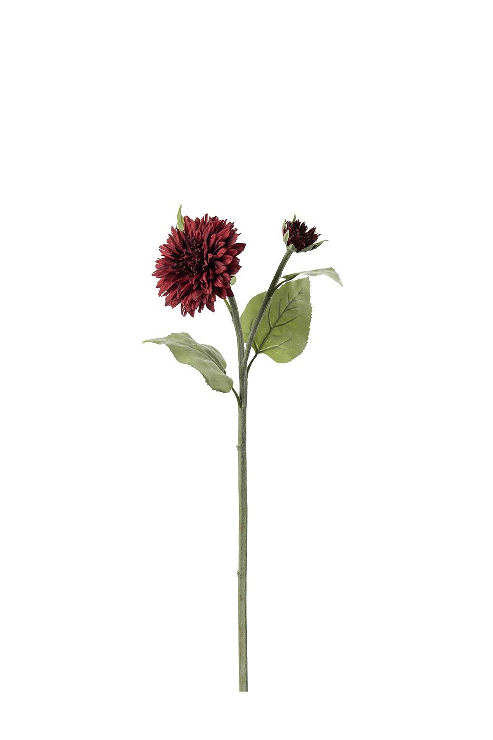 Kunstig rød Solsikke 70 cm