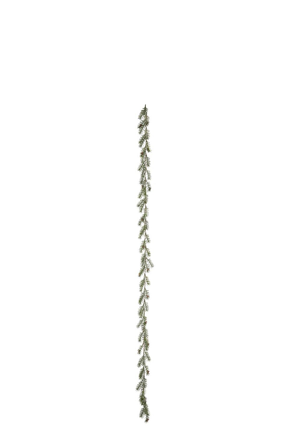 Kunstig grønn Grangirlander 180 cm