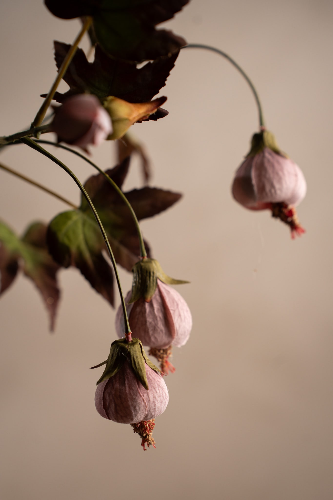 Kunstig rosa Blomsterlønn 83 cm