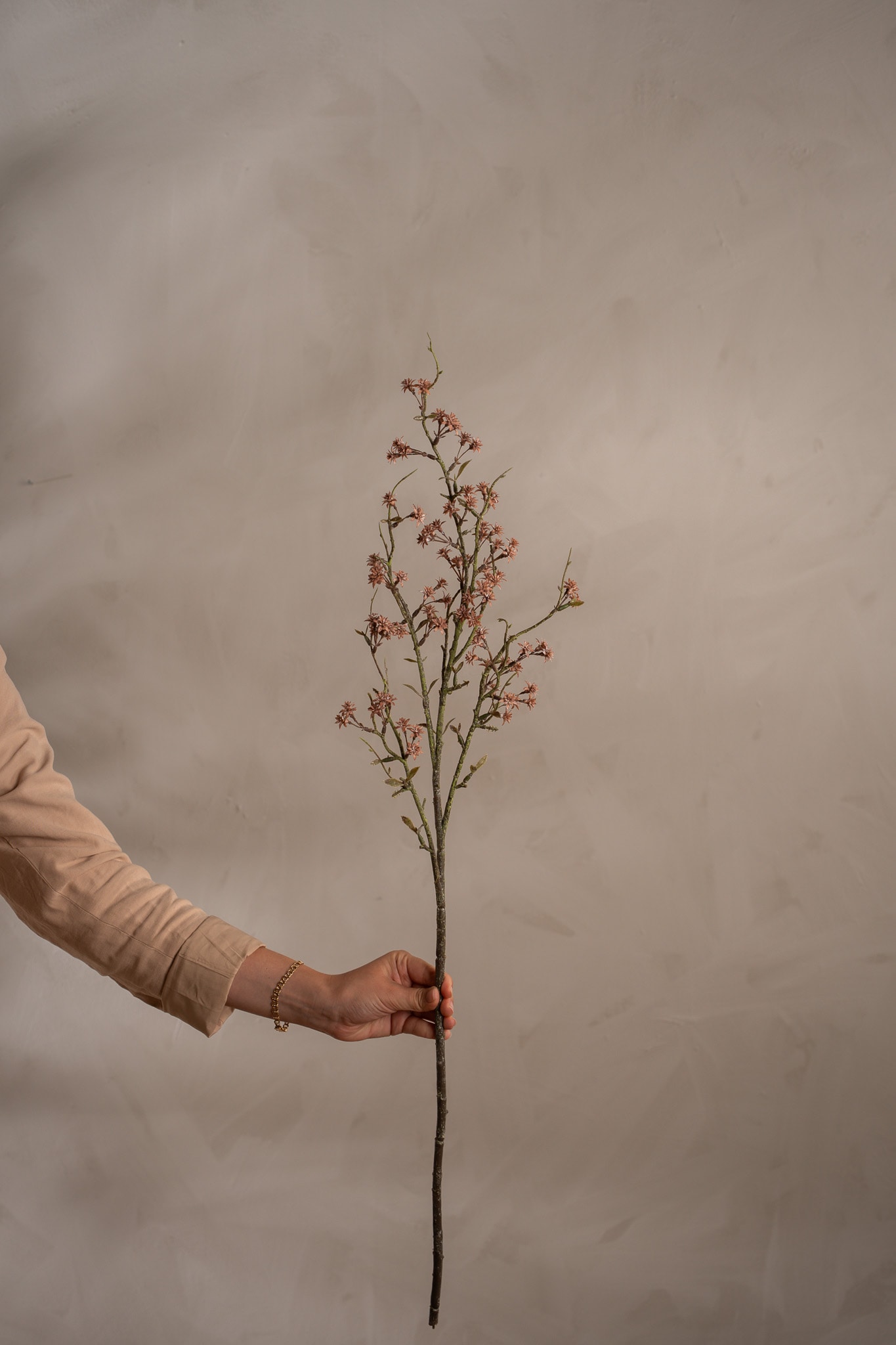 Kunstig rosa Gypsophila 90 cm