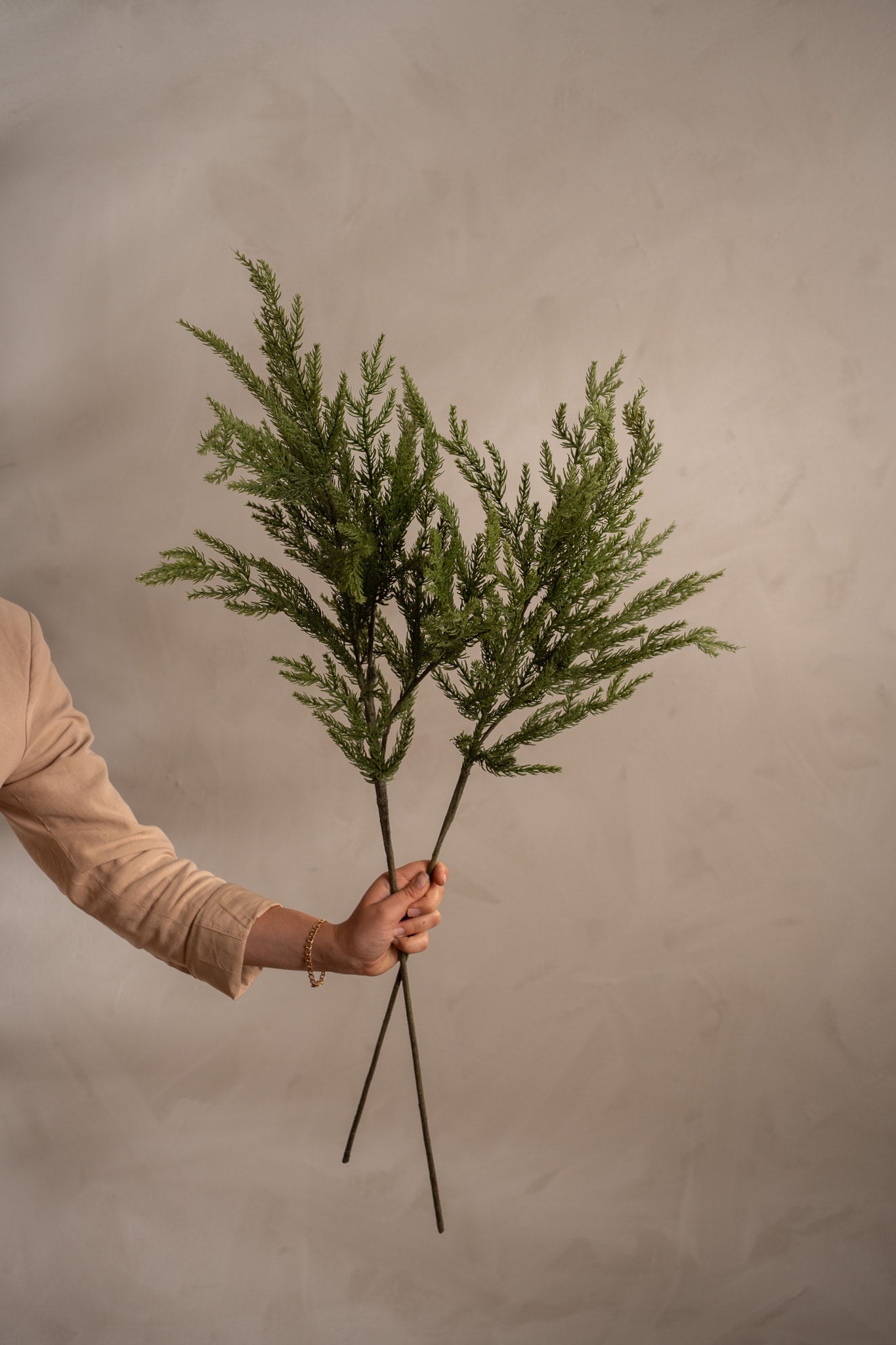 Kunstig grønn Grankvist 80 cm