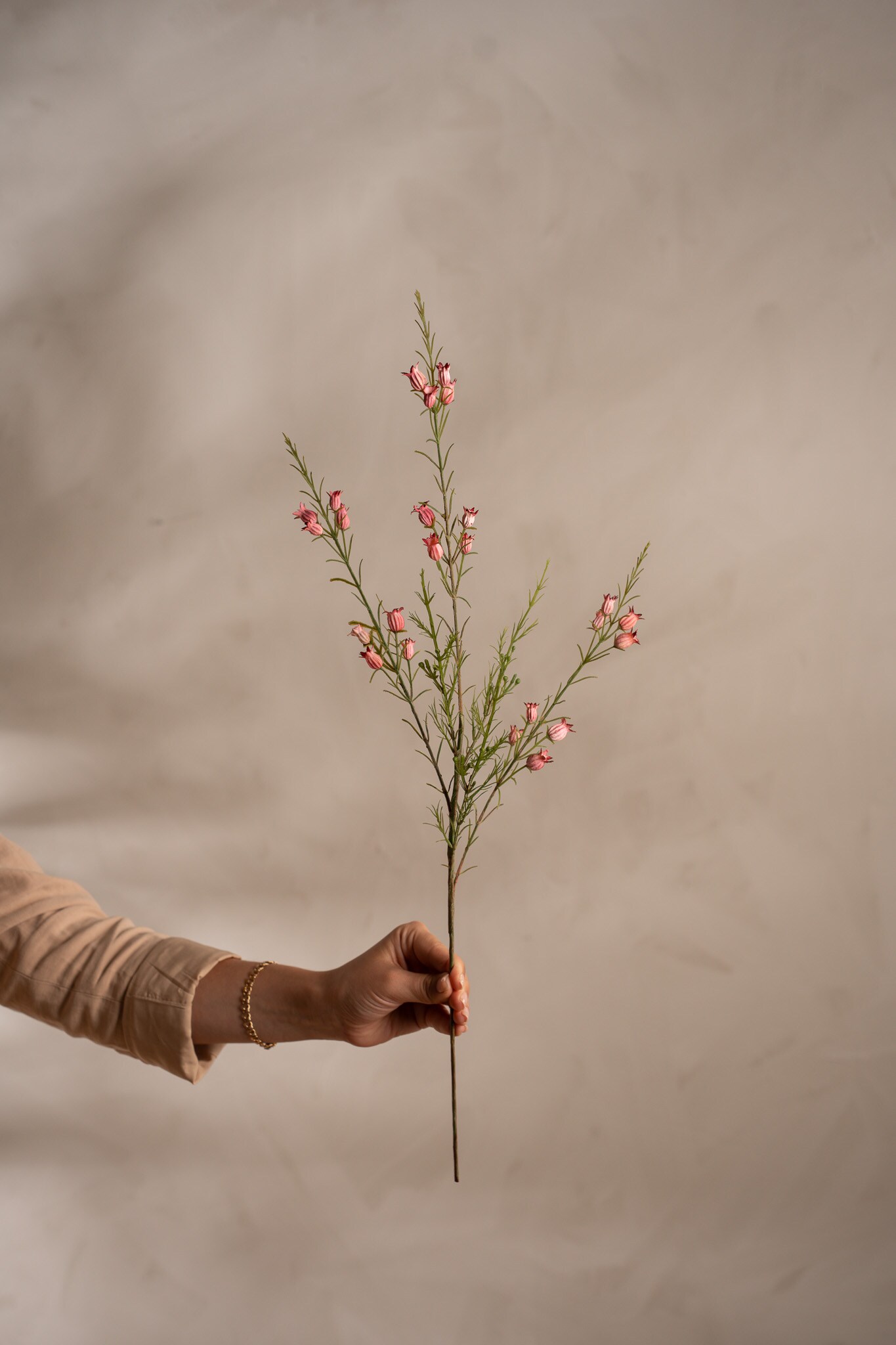Kunstig rosa Calluna 63 cm