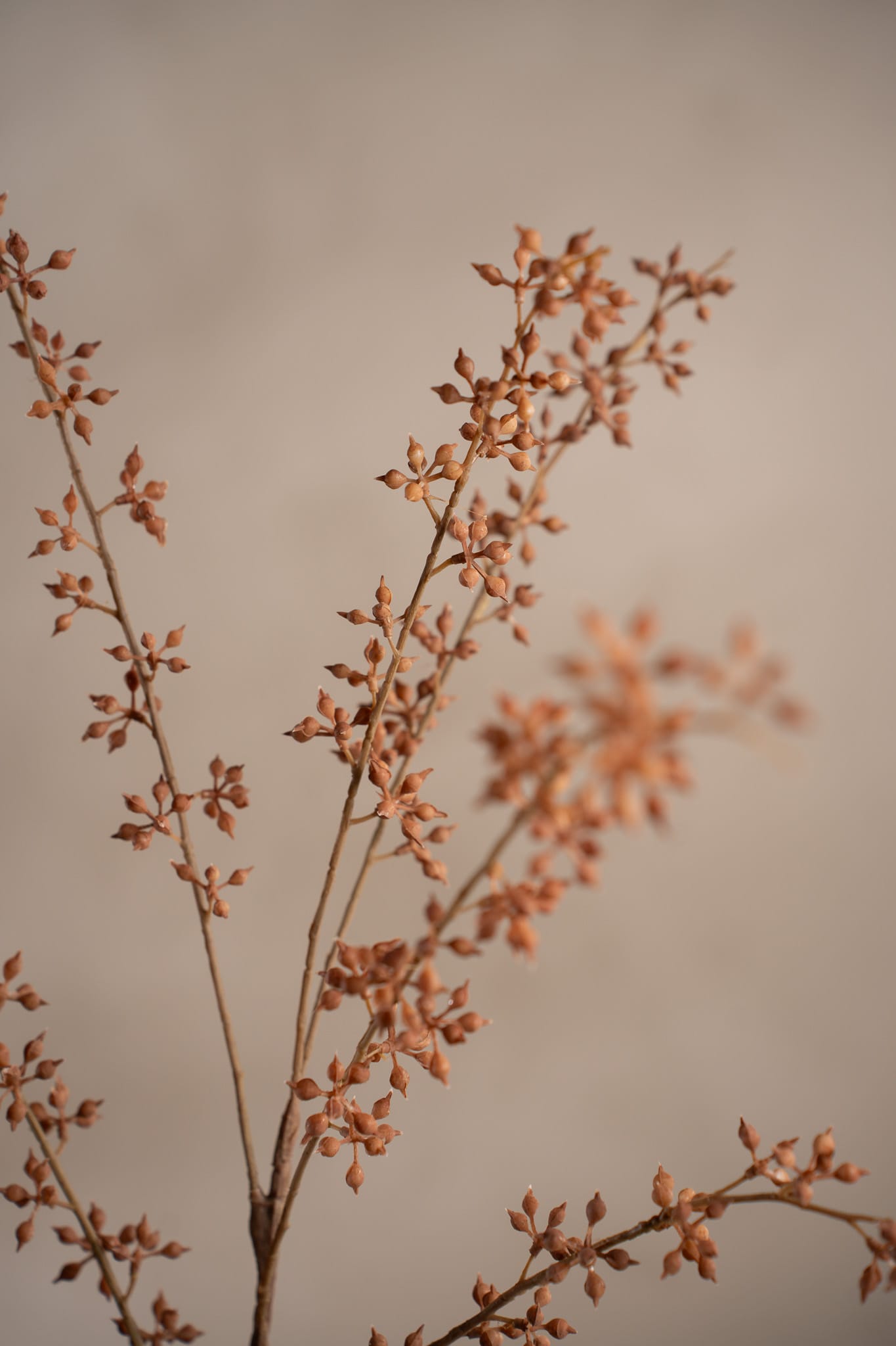 Kunstig beige Bærkvist 75 cm