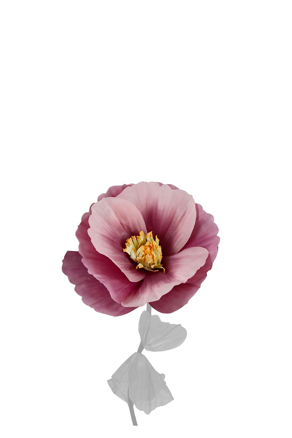 Stor lilla stoffblomst Signe Ø40 cm