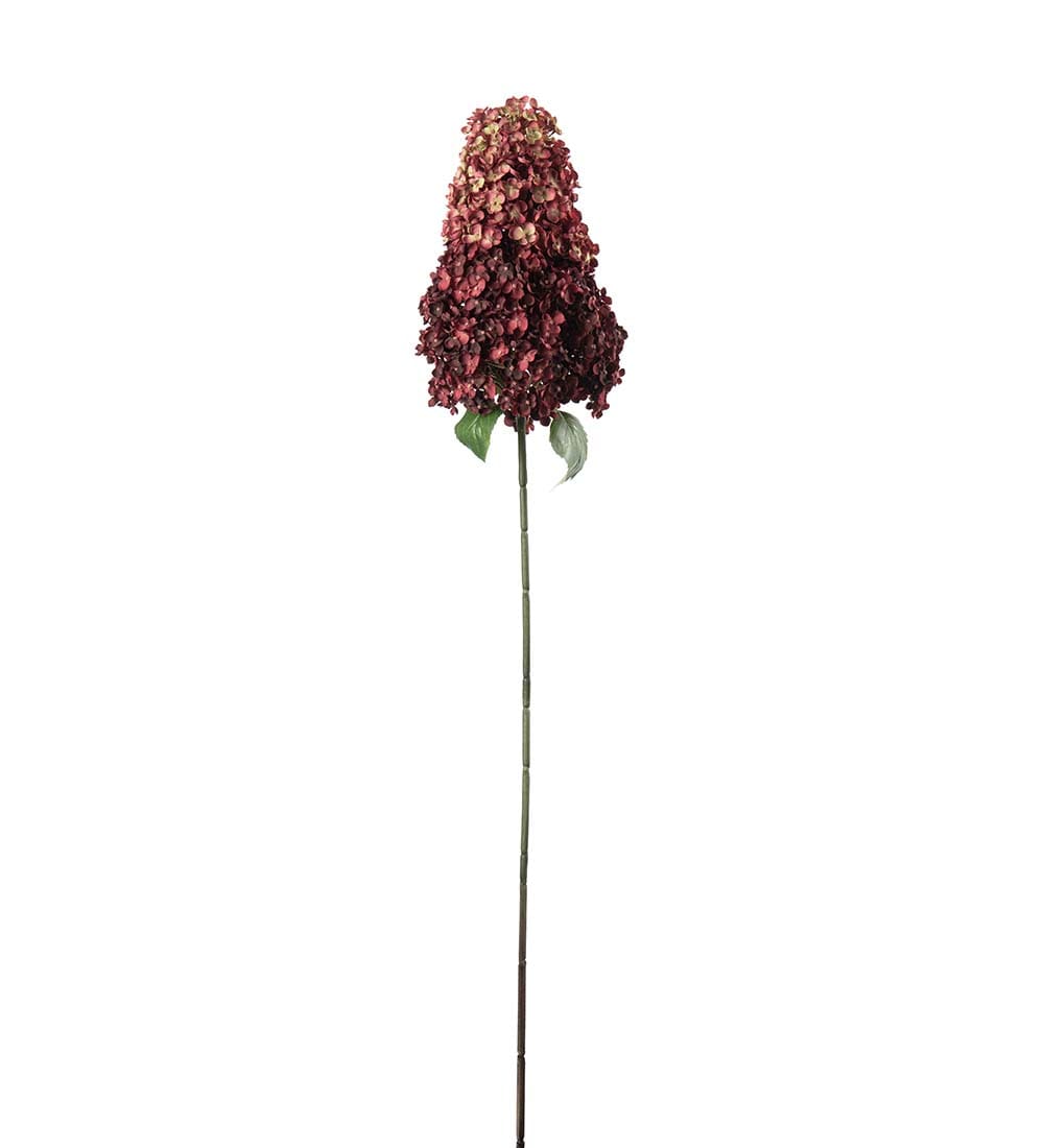 Kunstig burgunder Syrénhortensia 128cm