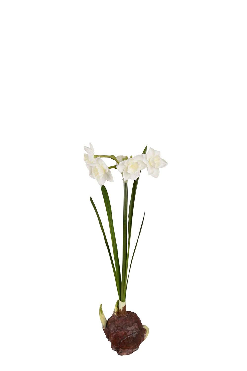 Kunstig hvit Påskelilje 35 cm