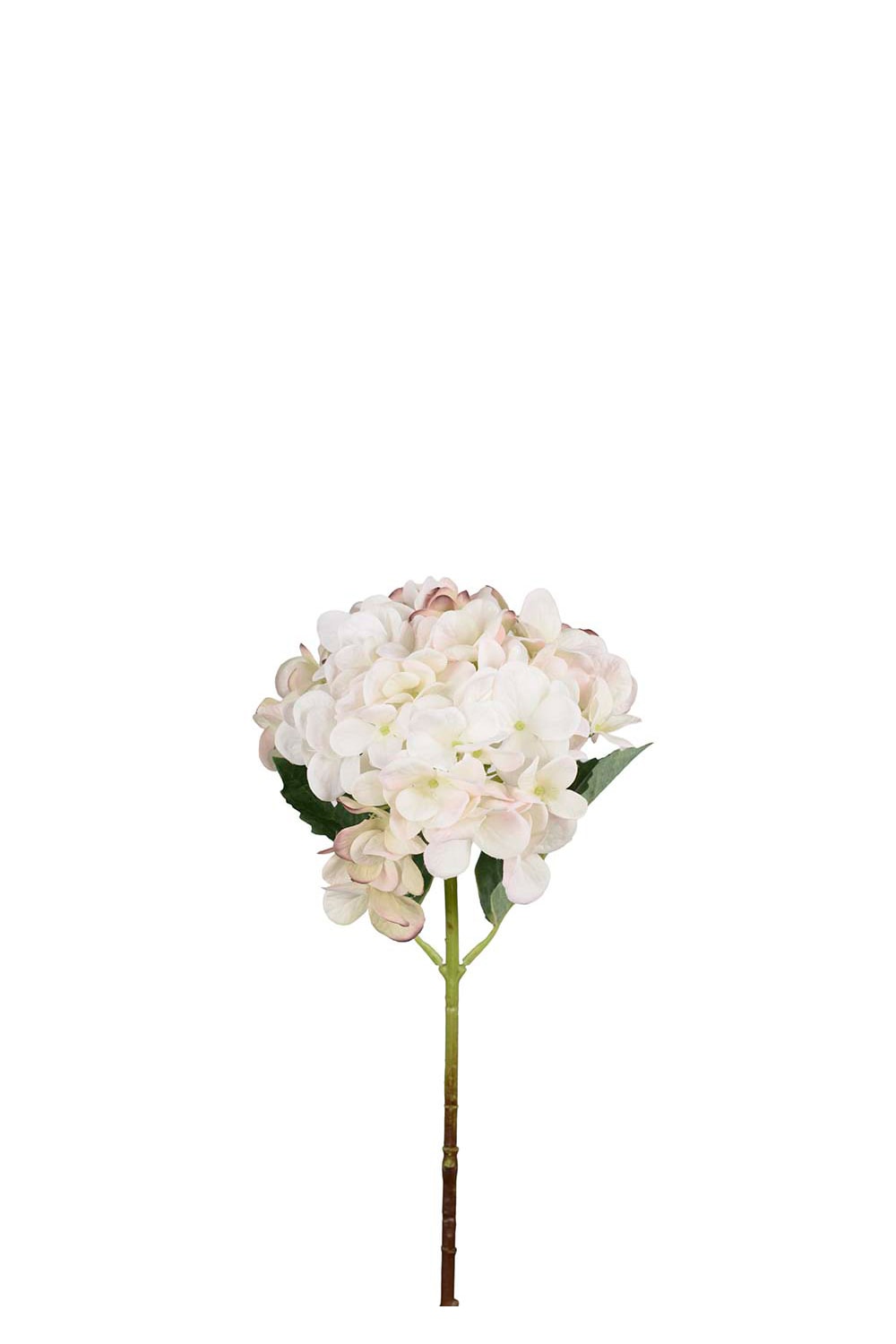 Kunstig kremfarget Hortensia 48 cm