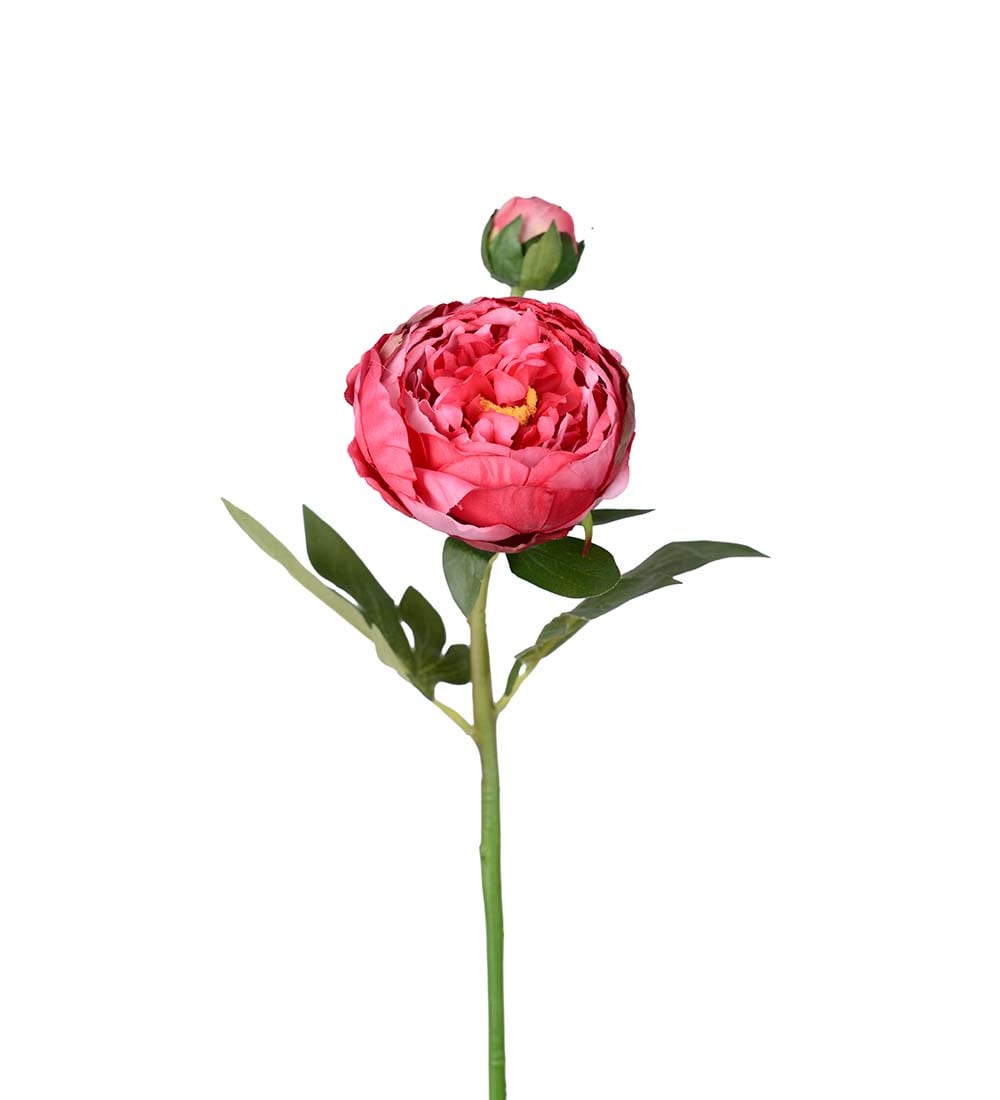 Kunstig rosa Pion 58 cm