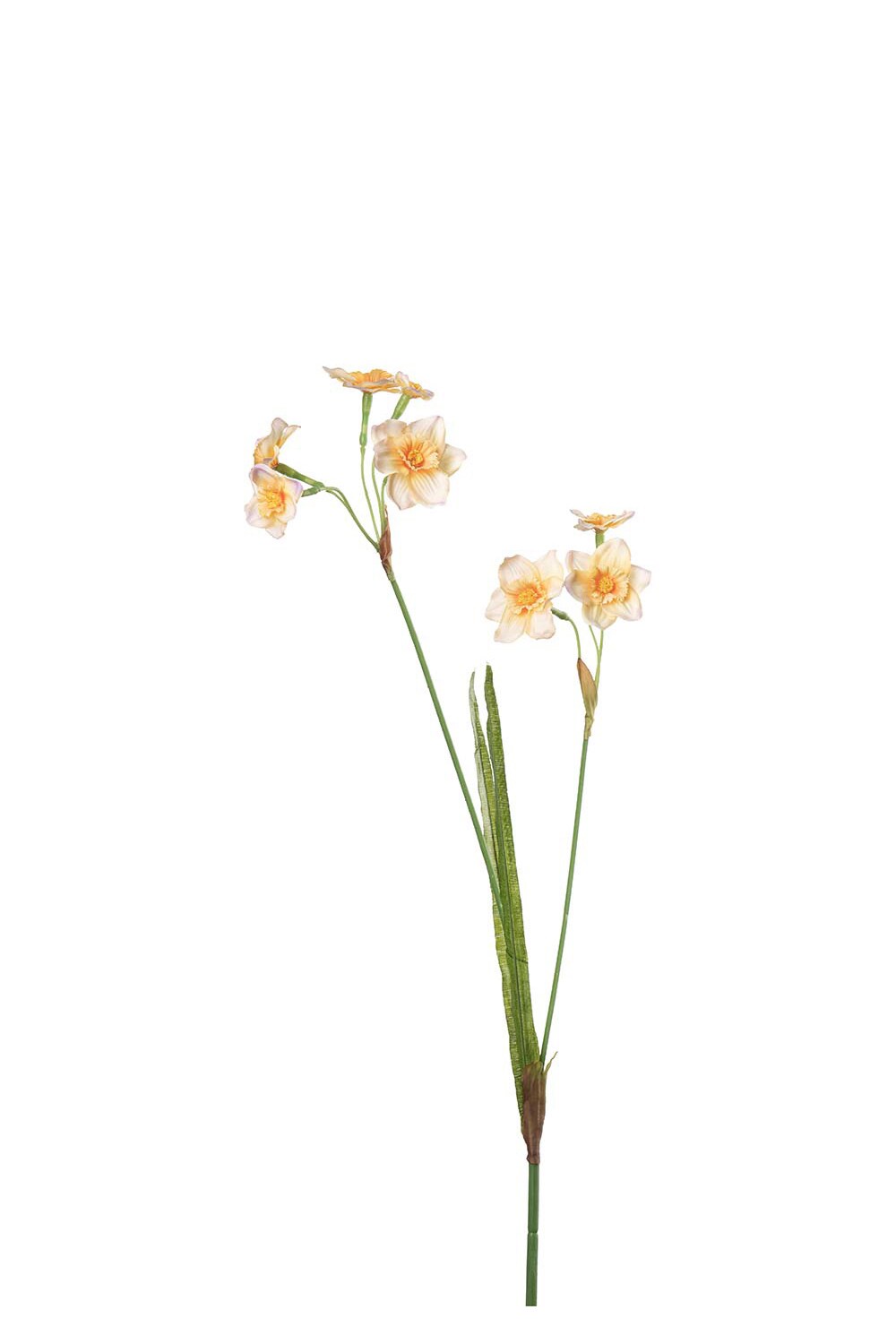 Kunstig oransje Påskelilje 55 cm