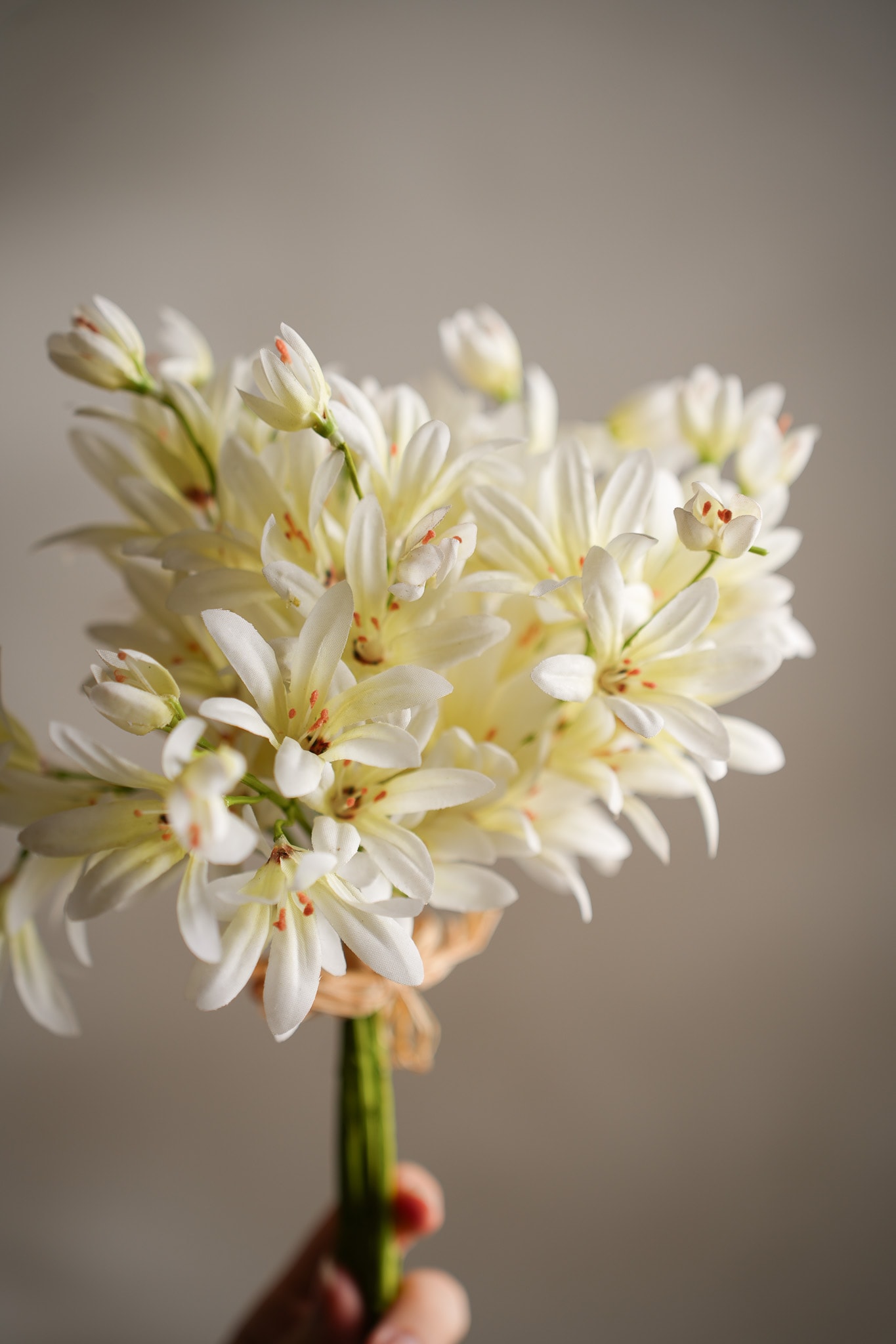 Kunstig grønn Agapanthus 30 cm