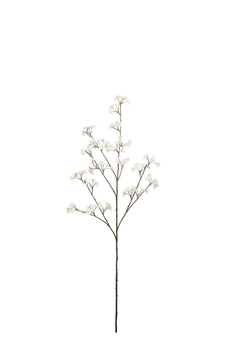 Kunstig kremfarget Ferskenblomst 115 cm
