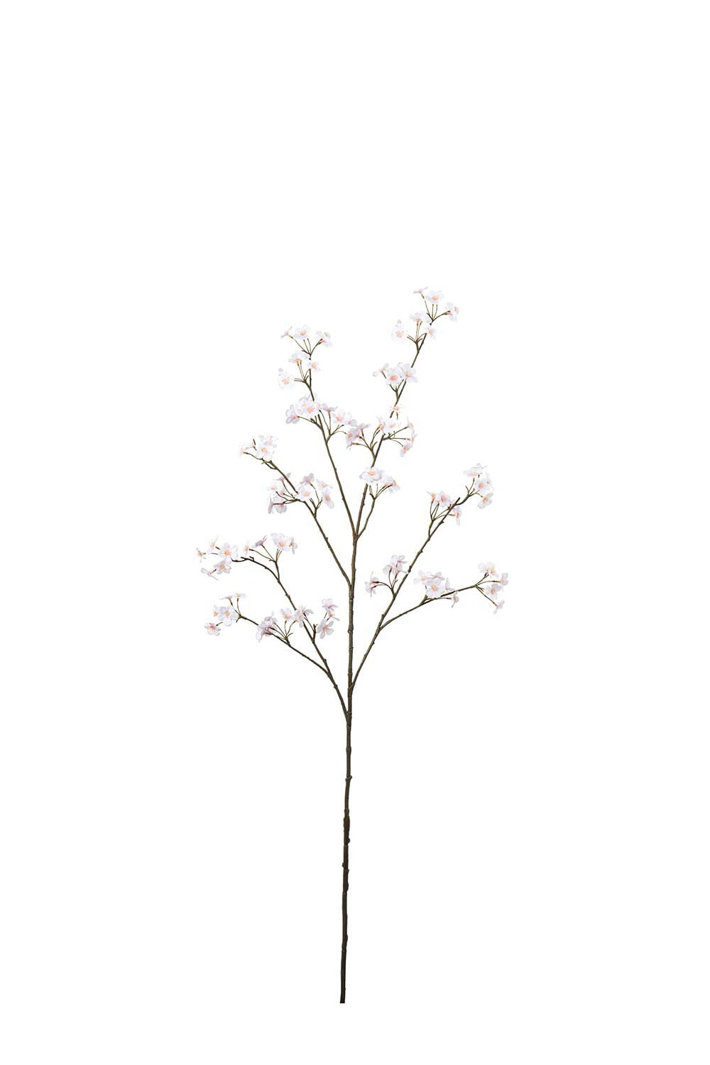 Kunstig rosa ferskenblomst 115 cm