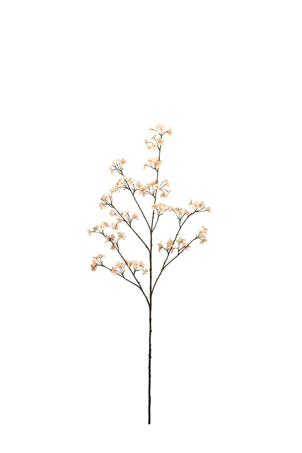 Kunstig ferskenfarget Ferskenblomst 115 cm
