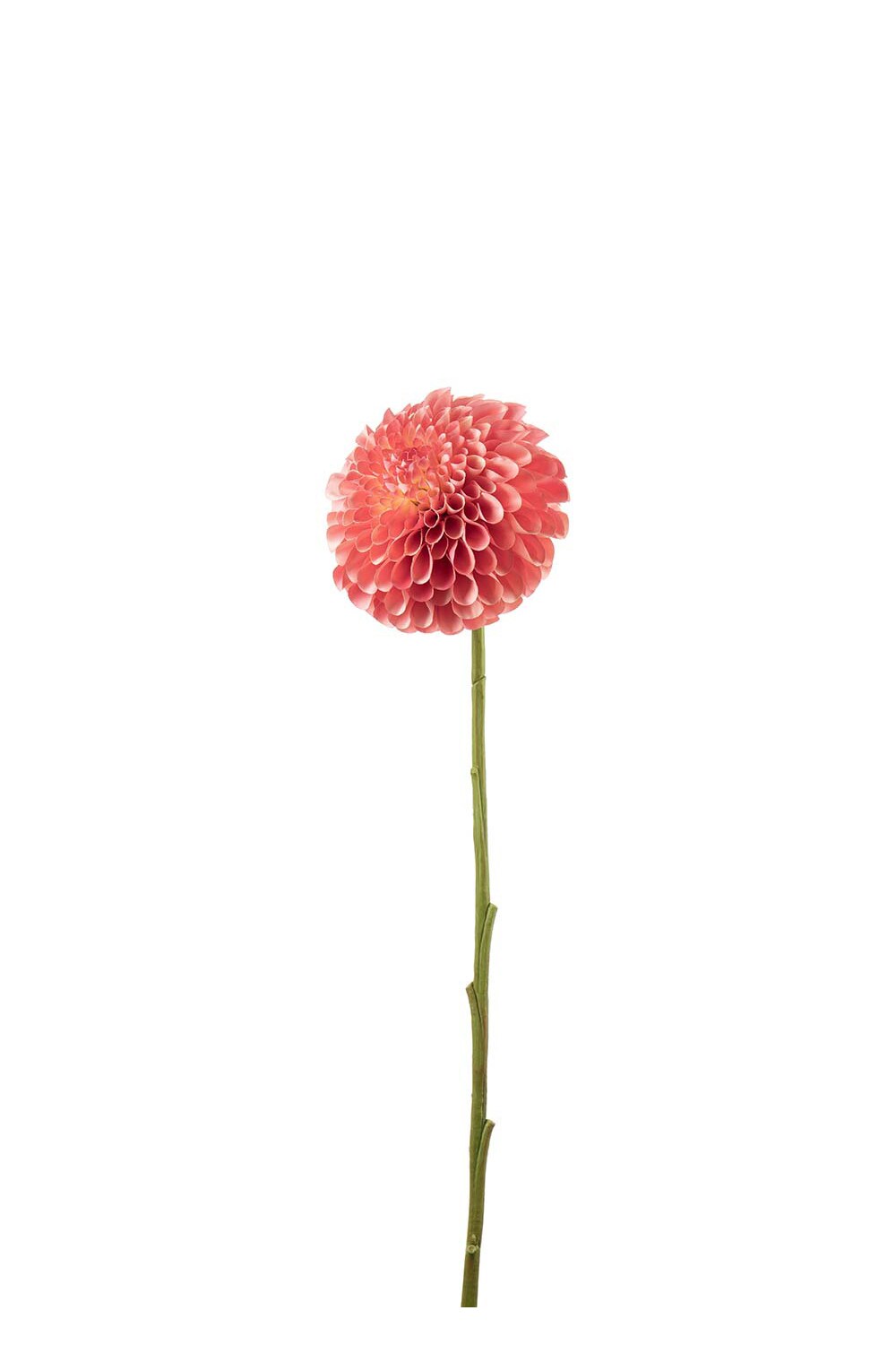 Kunstig ferskenfarget Dahlia 75 cm