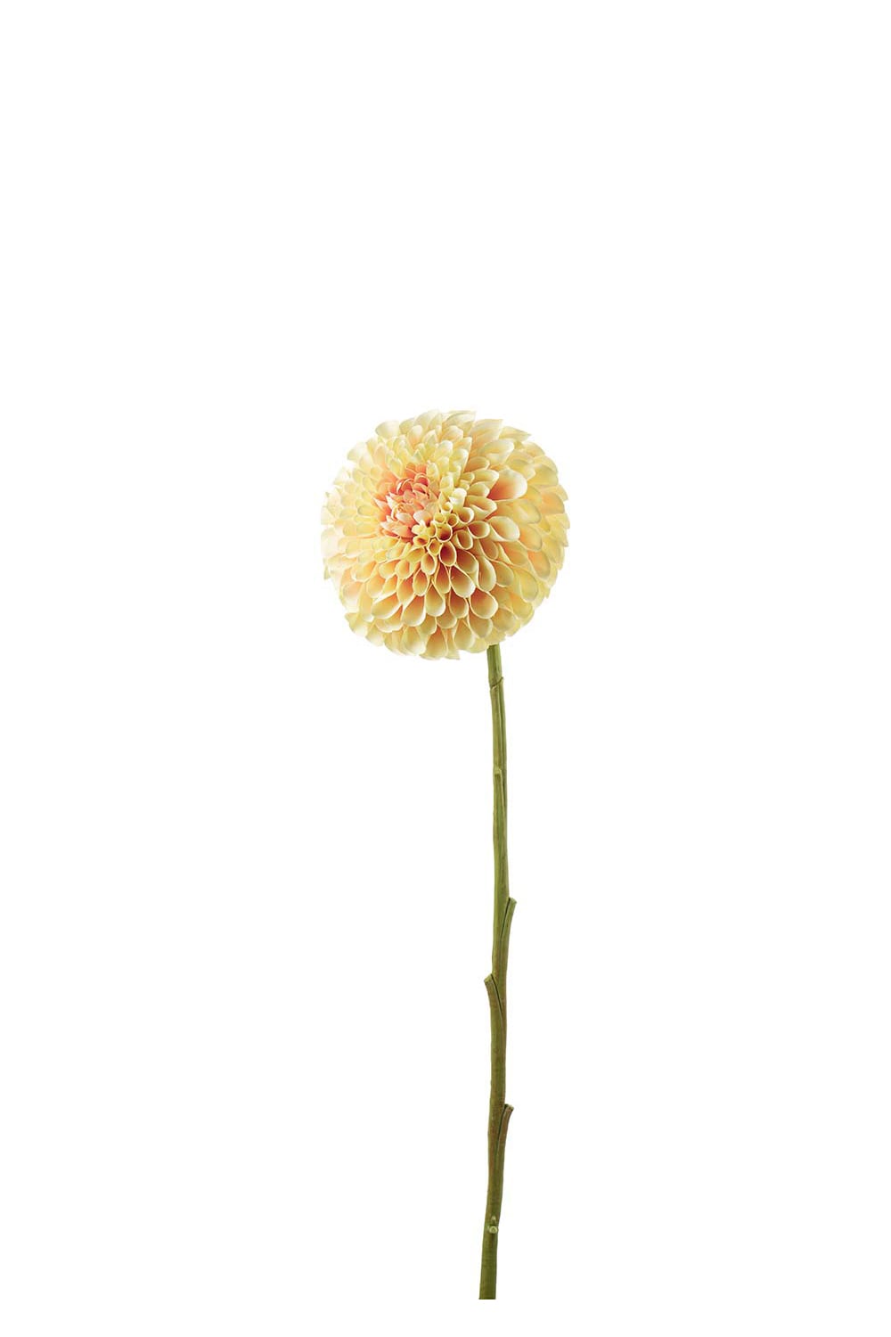 Kunstig gul Dahlia 75 cm
