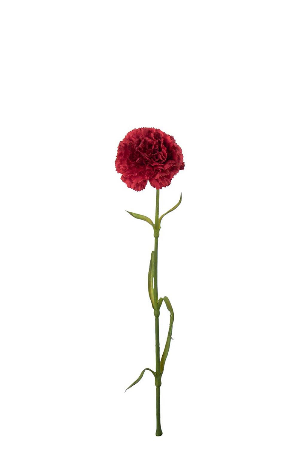 Kunstig rød Nellik 44 cm