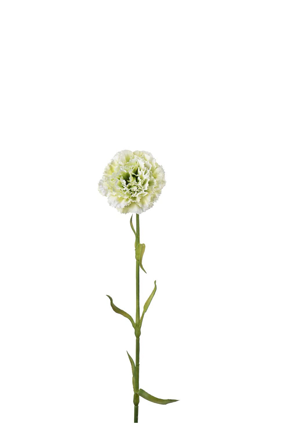 Kunstig grønn Nellik 44 cm