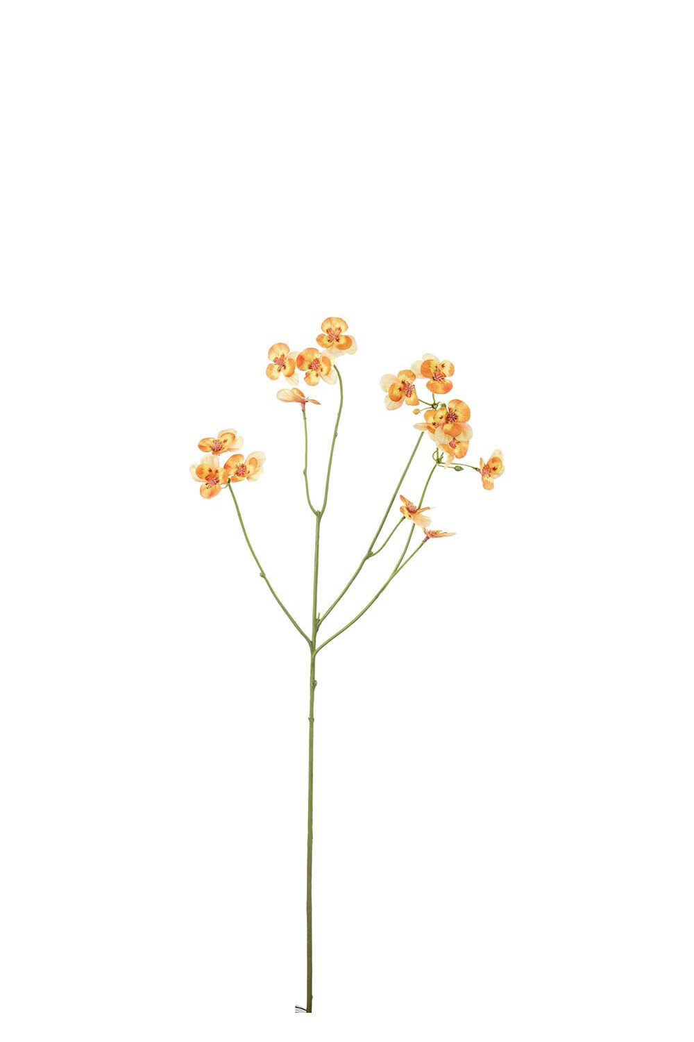 Kunstig oransje Stemorsblomst 63 cm