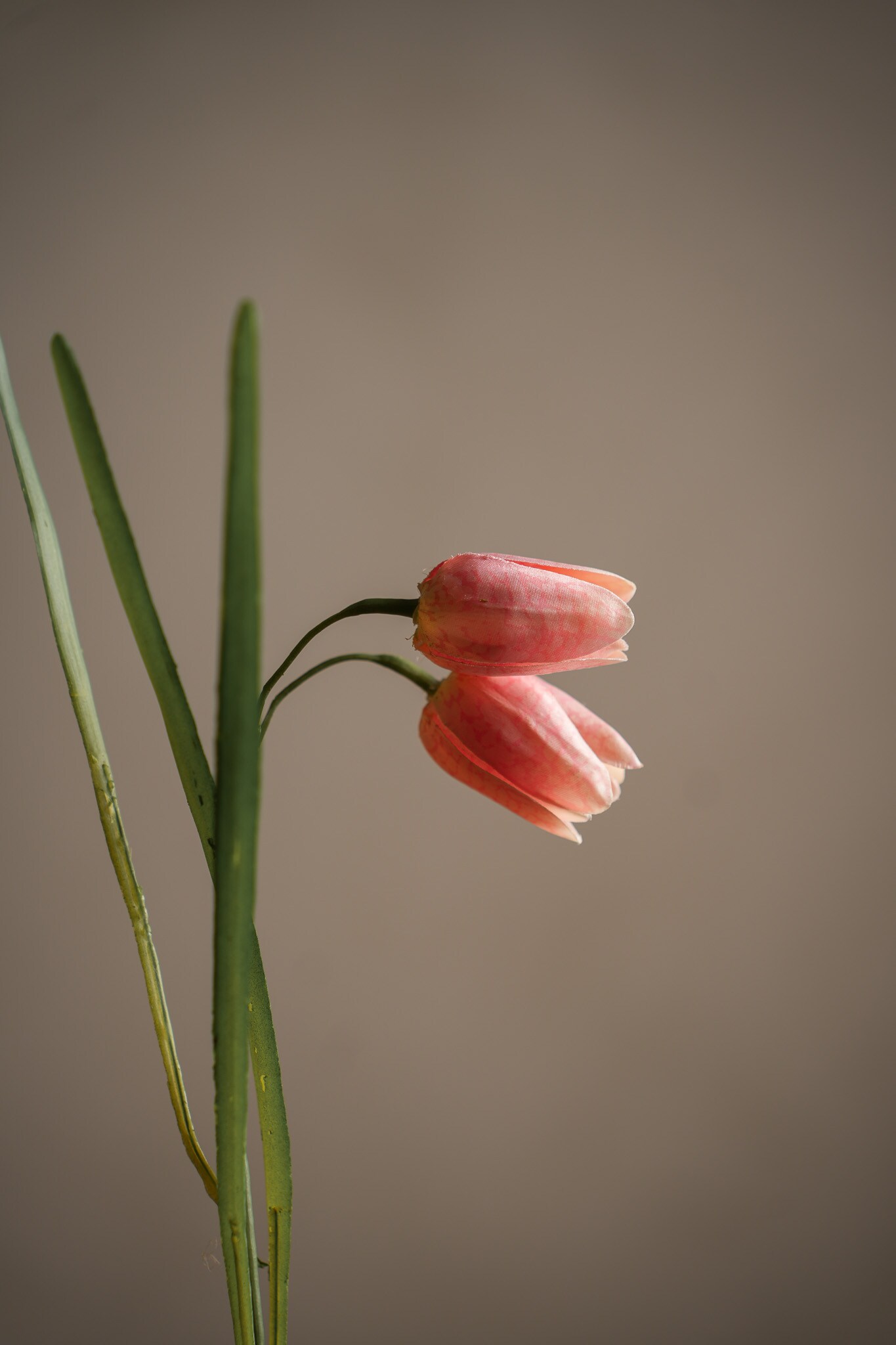 Kunstig rosa Fritillaria 50 cm