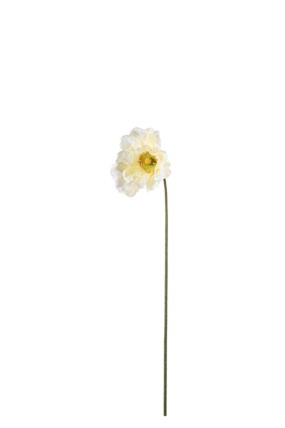 Kunstig gul Valmue 75 cm