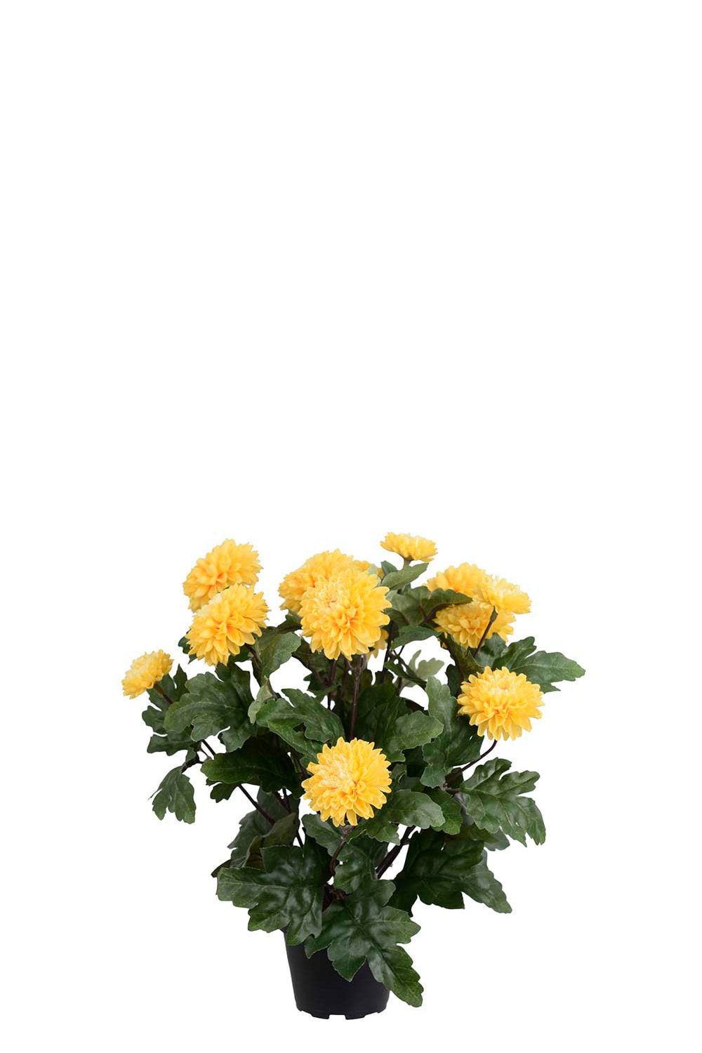 Kunstig gul Chrysanthemum 30 cm