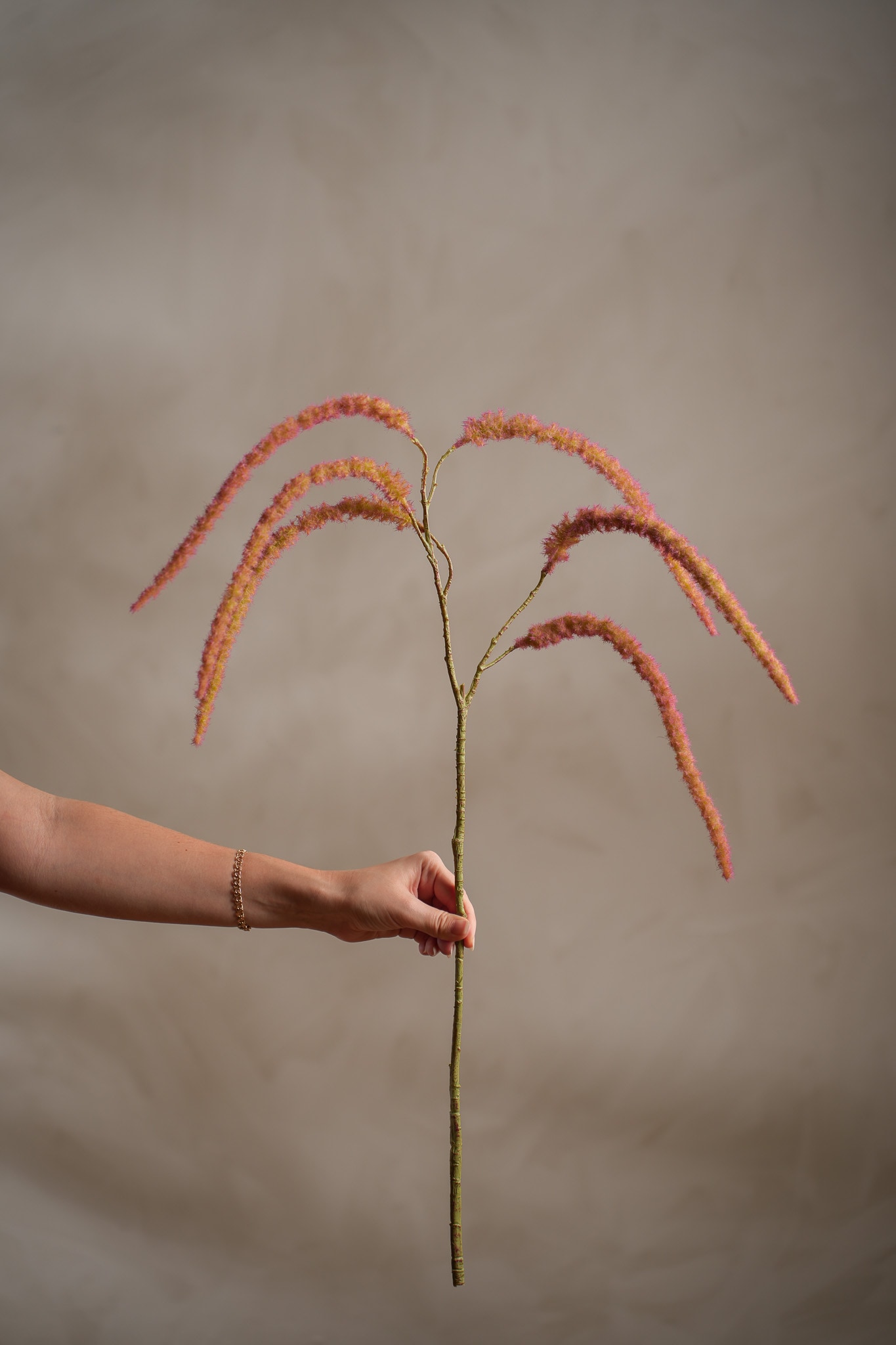 Kunstig rød Amaranthus 65 cm