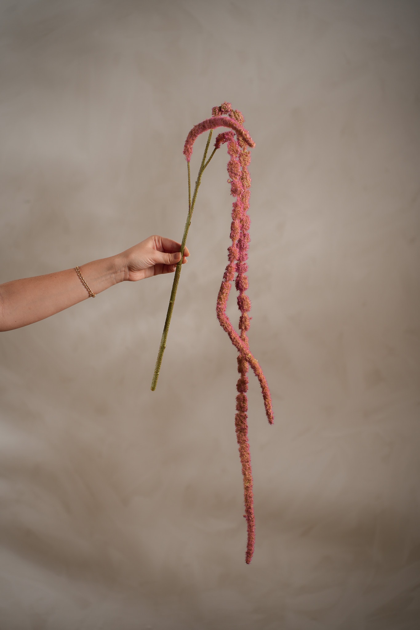 Kunstig rød Amaranthus 55 cm