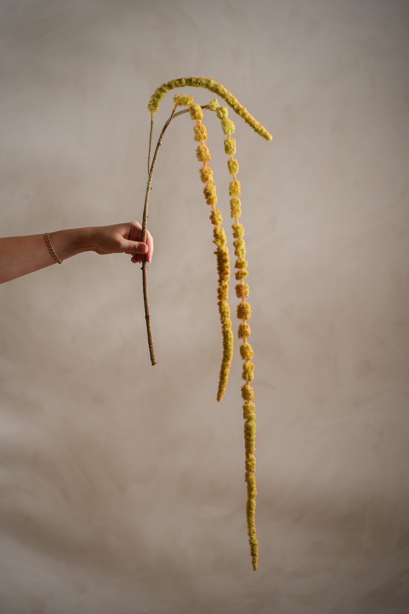 Kunstig grønn Amaranthus 55 cm