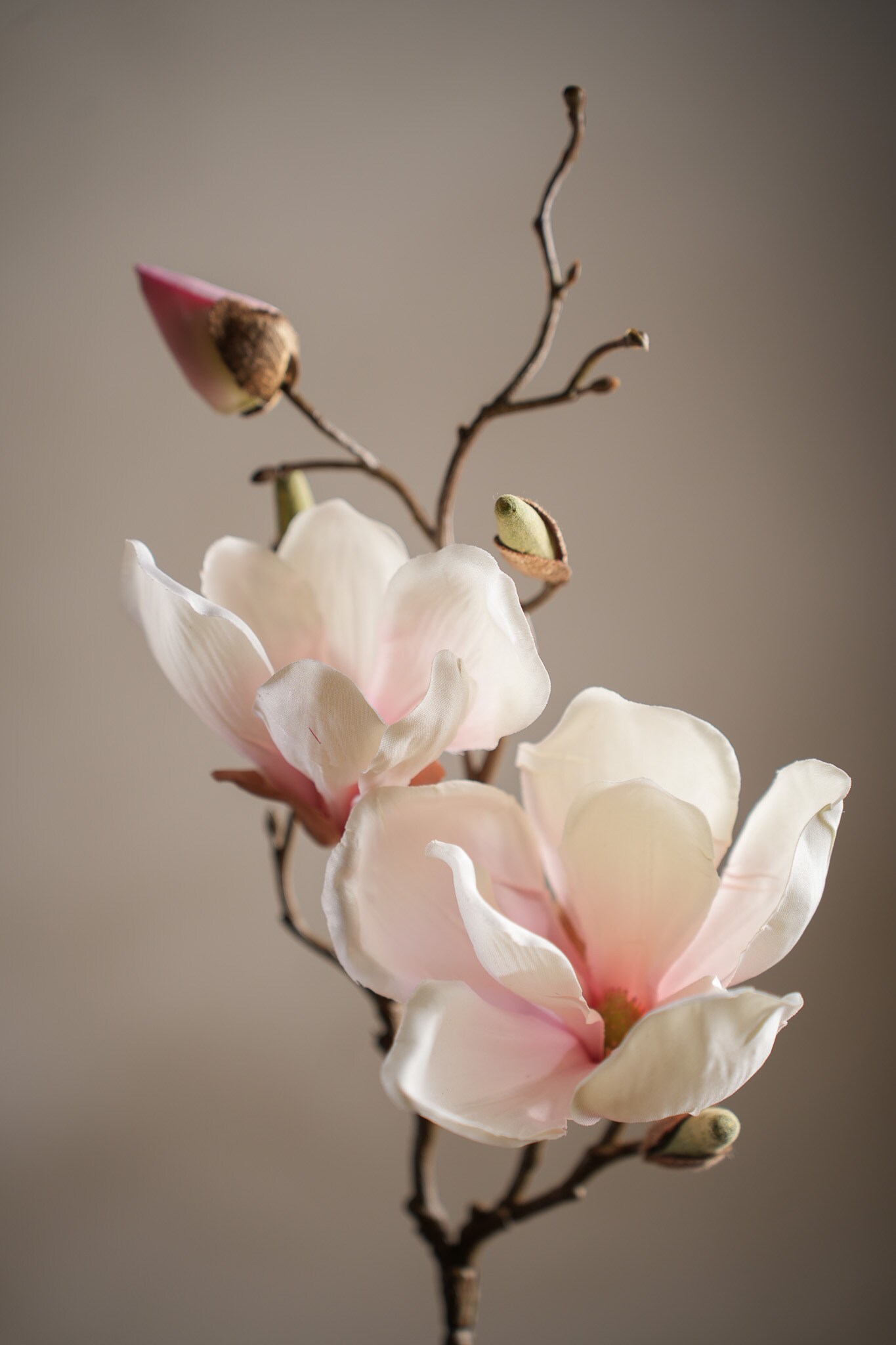 Kunstig rosa Magnolia 45 cm